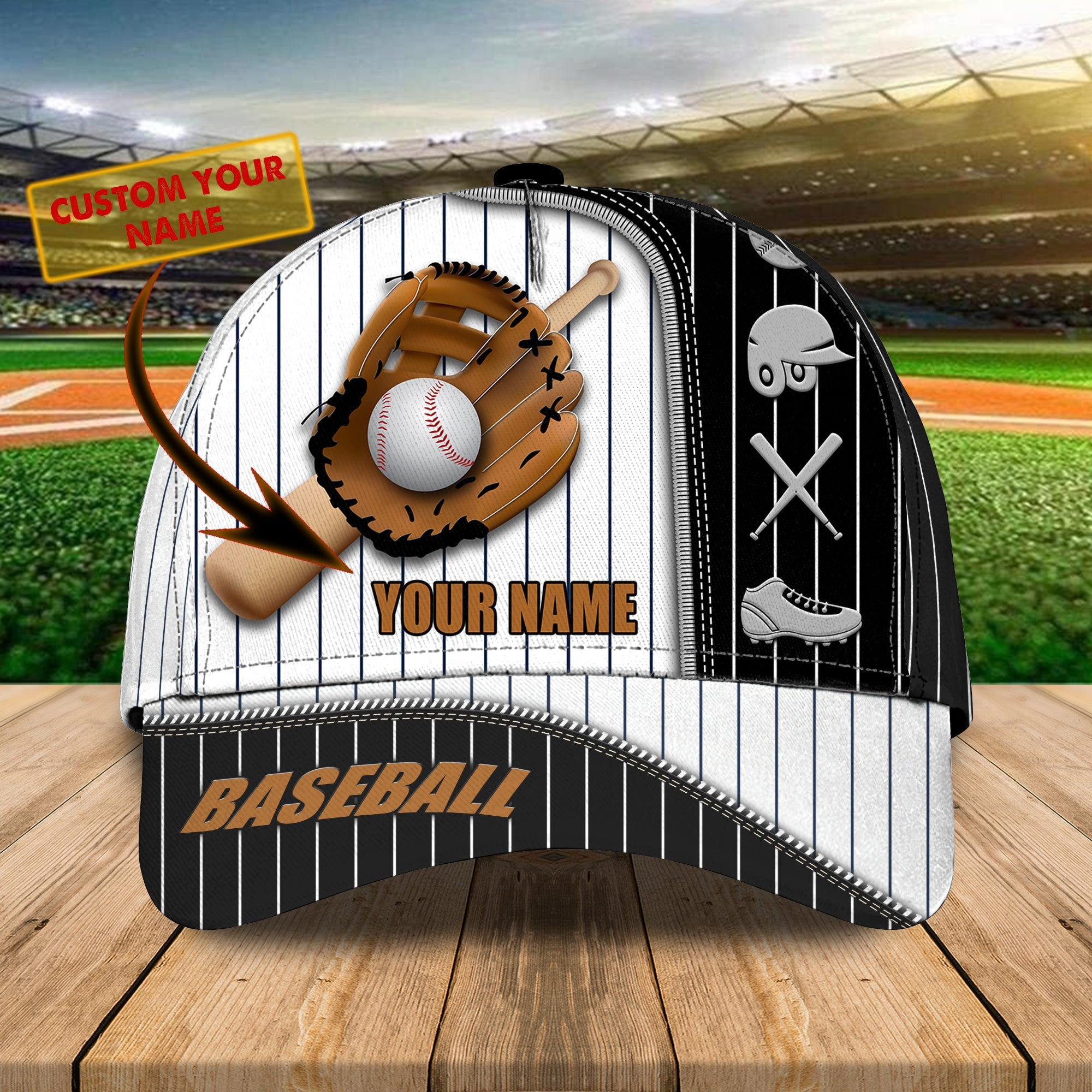 3D Classic Cap Baseball Personalized Name Cap Trucker Hats Custom Hats Gifts For Men & Women