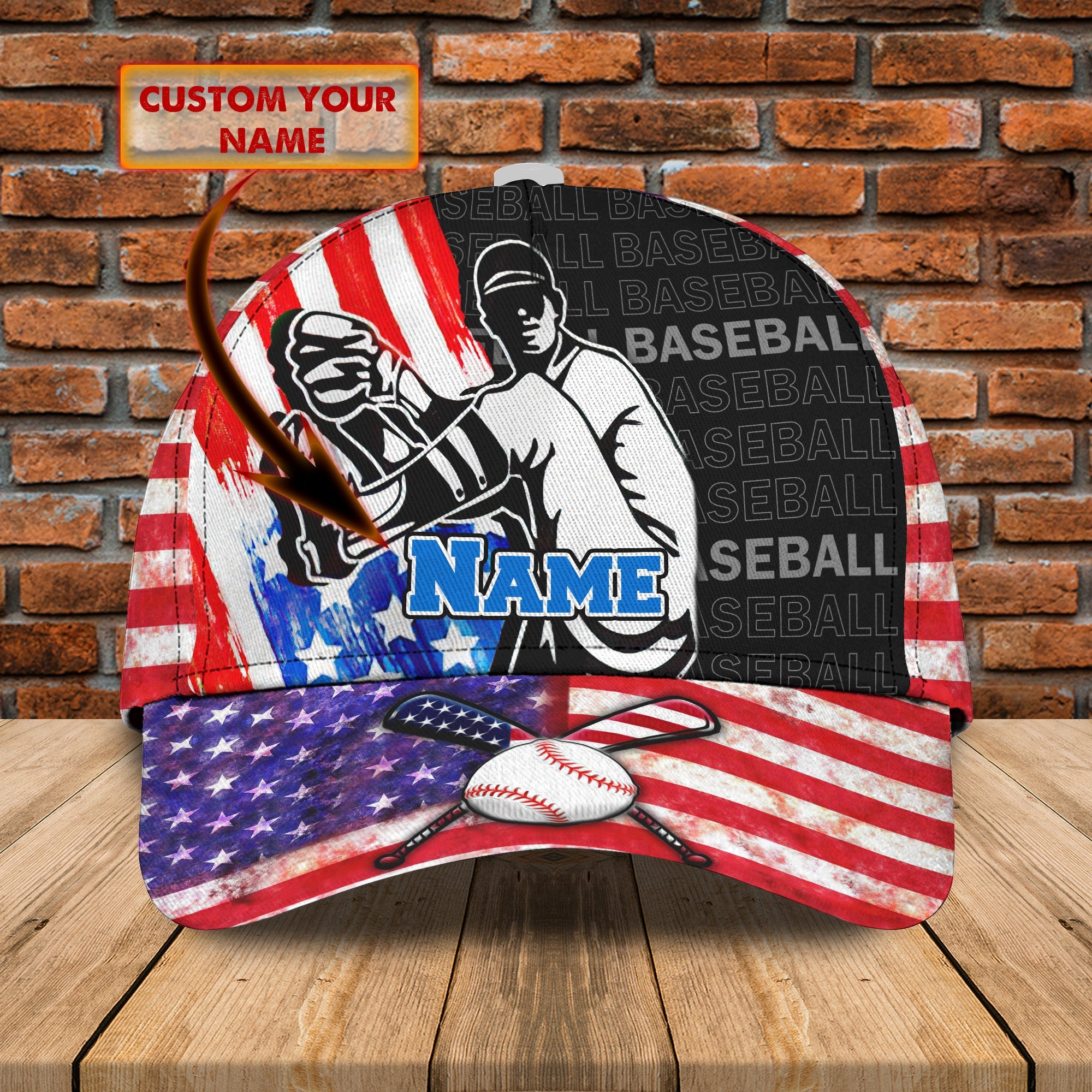 3D Classic Cap Baseball Personalized Name Cap 5 Trucker Hats Custom Hats Gifts For Men & Women