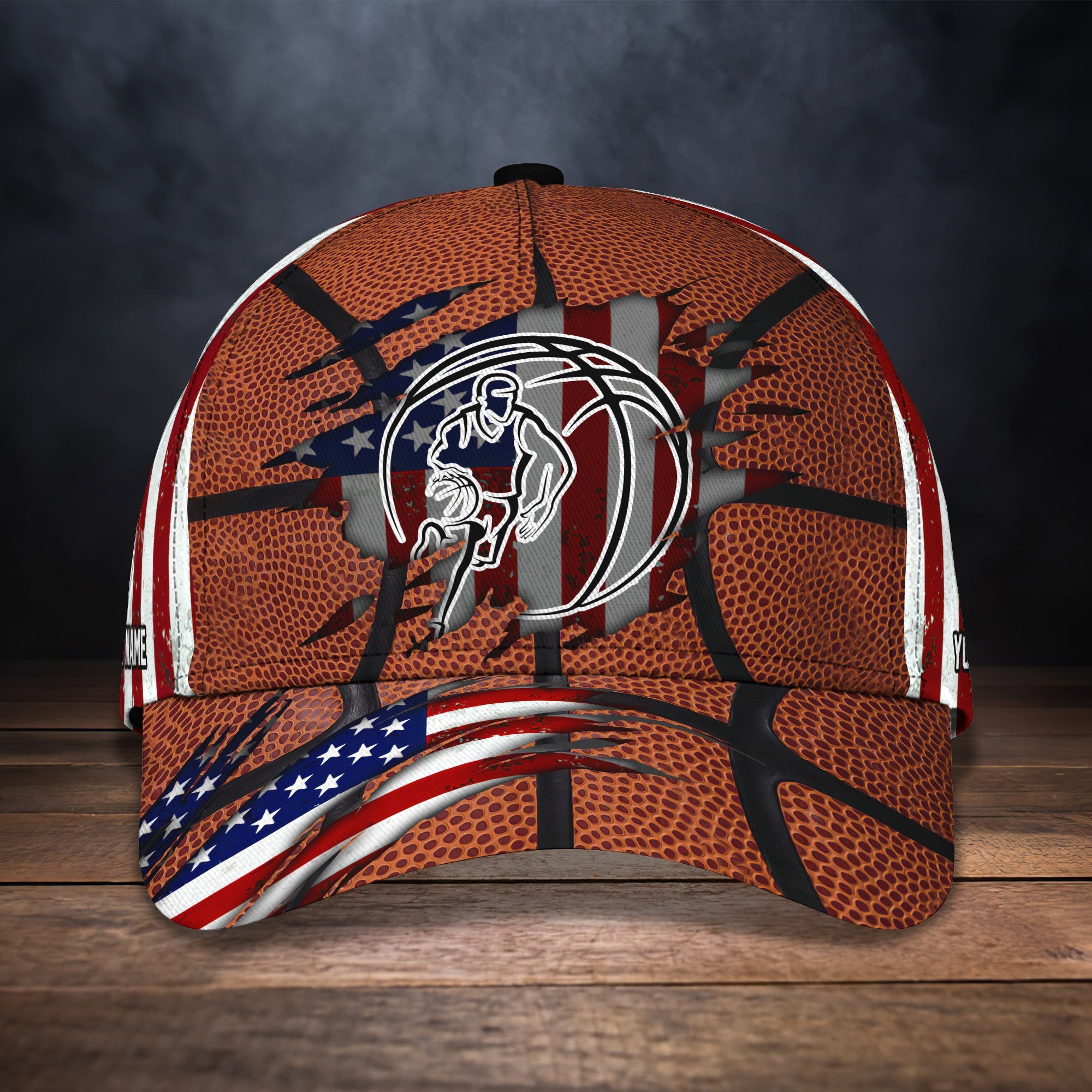 3D Classic Cap Basketball Personalized Name Cap 194 Trucker Hats Custom Hats Gifts For Men & Women