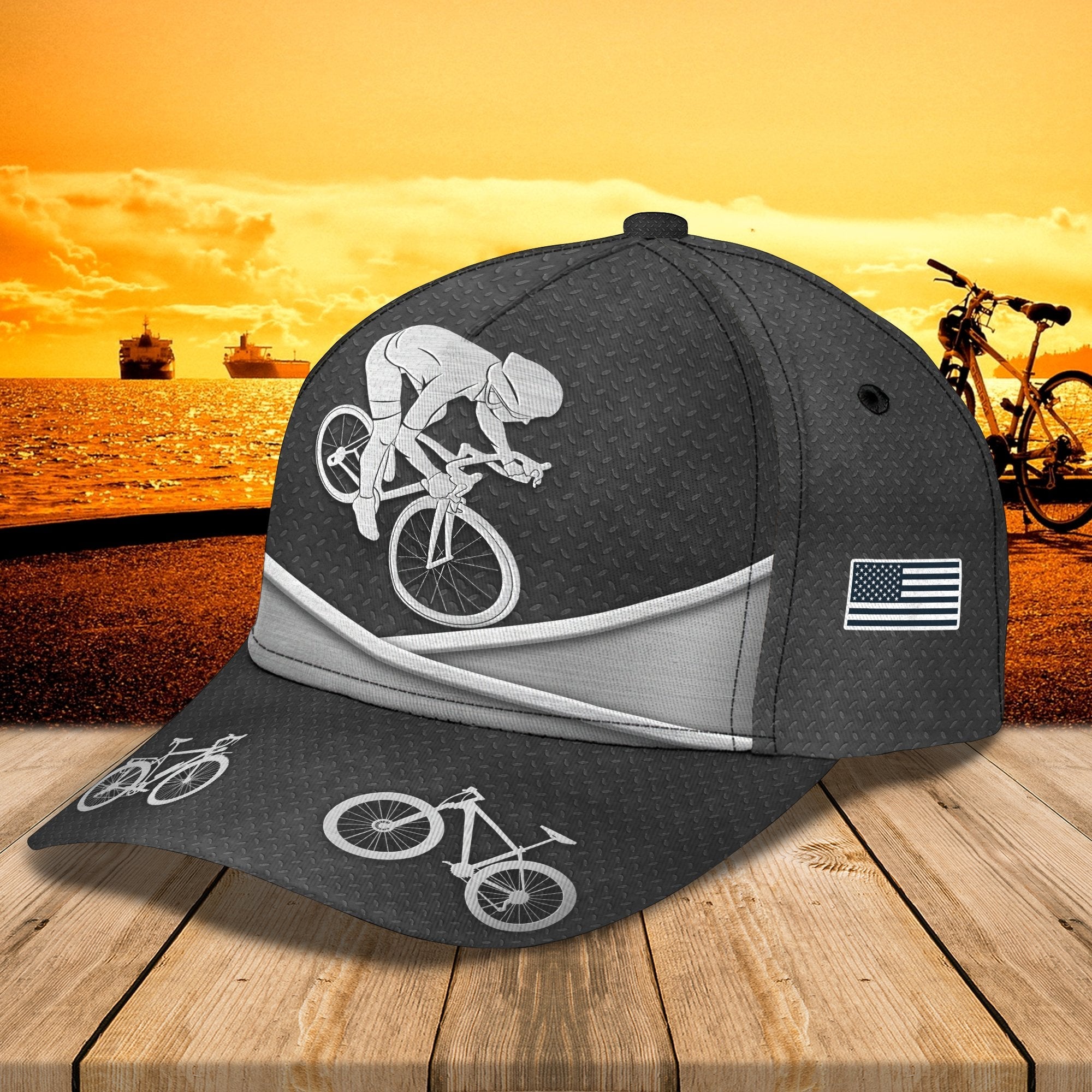 3D Classic Cap Bicycle Cap2 Personalized Name Cap Trucker Hats Custom Hats Gifts For Men & Women