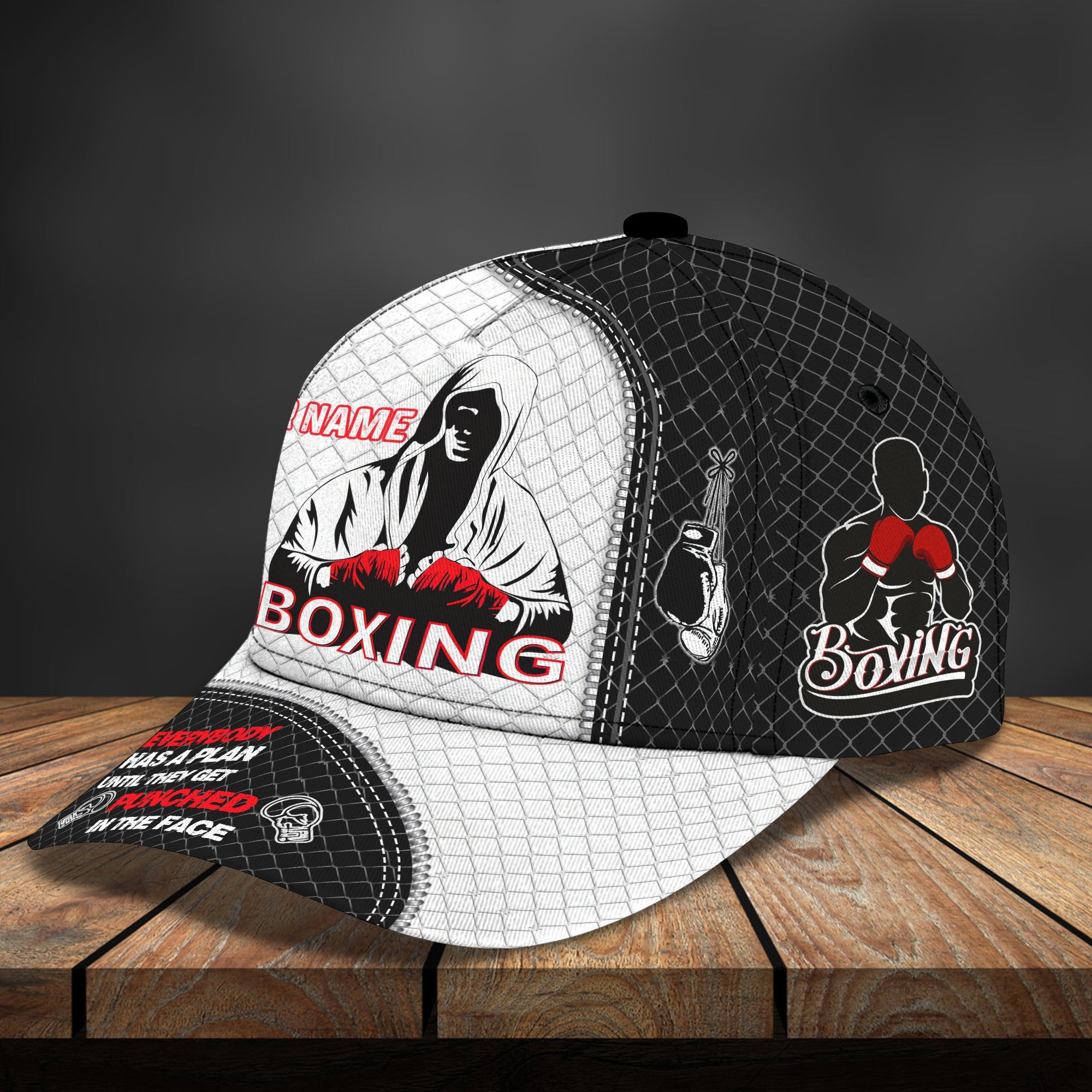 3D Classic Cap Boxing Cap 2 Trucker Hats Custom Hats Gifts For Men & Women