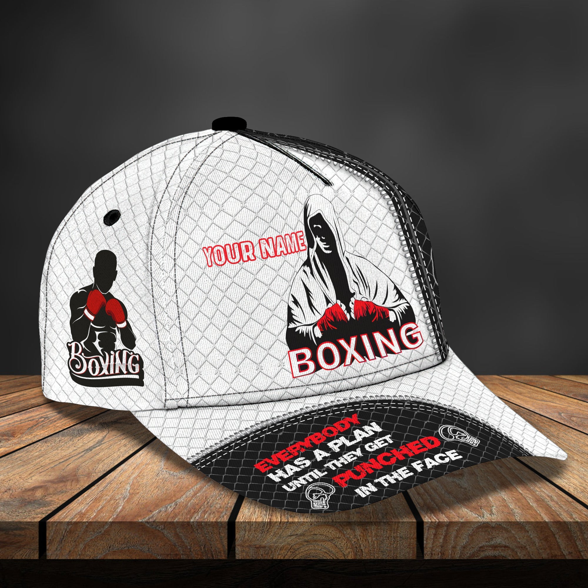 3D Classic Cap Boxing Cap 2 Trucker Hats Custom Hats Gifts For Men & Women