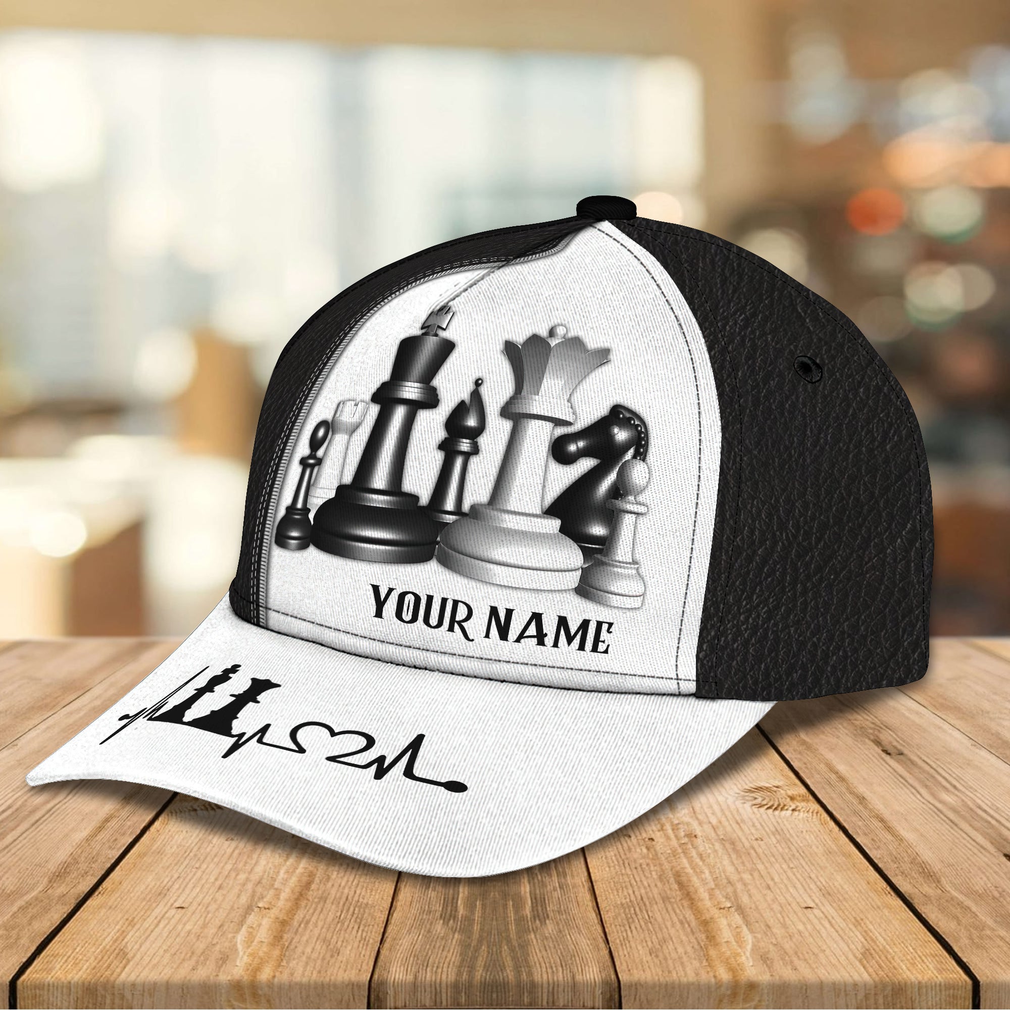 3D Classic Cap Chess Personalized Name Cap145 Trucker Hats Custom Hats Gifts For Men & Women
