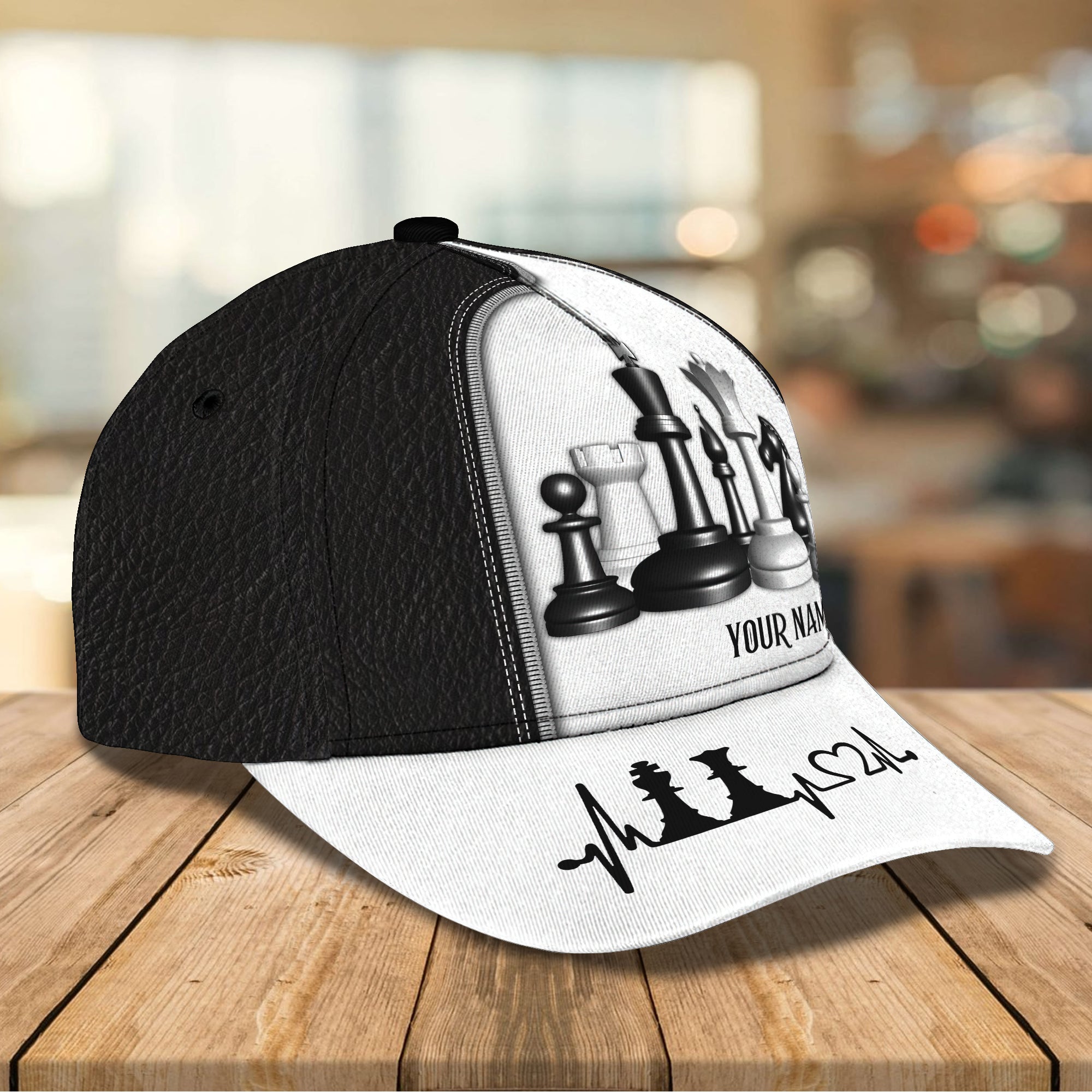 3D Classic Cap Chess Personalized Name Cap145 Trucker Hats Custom Hats Gifts For Men & Women