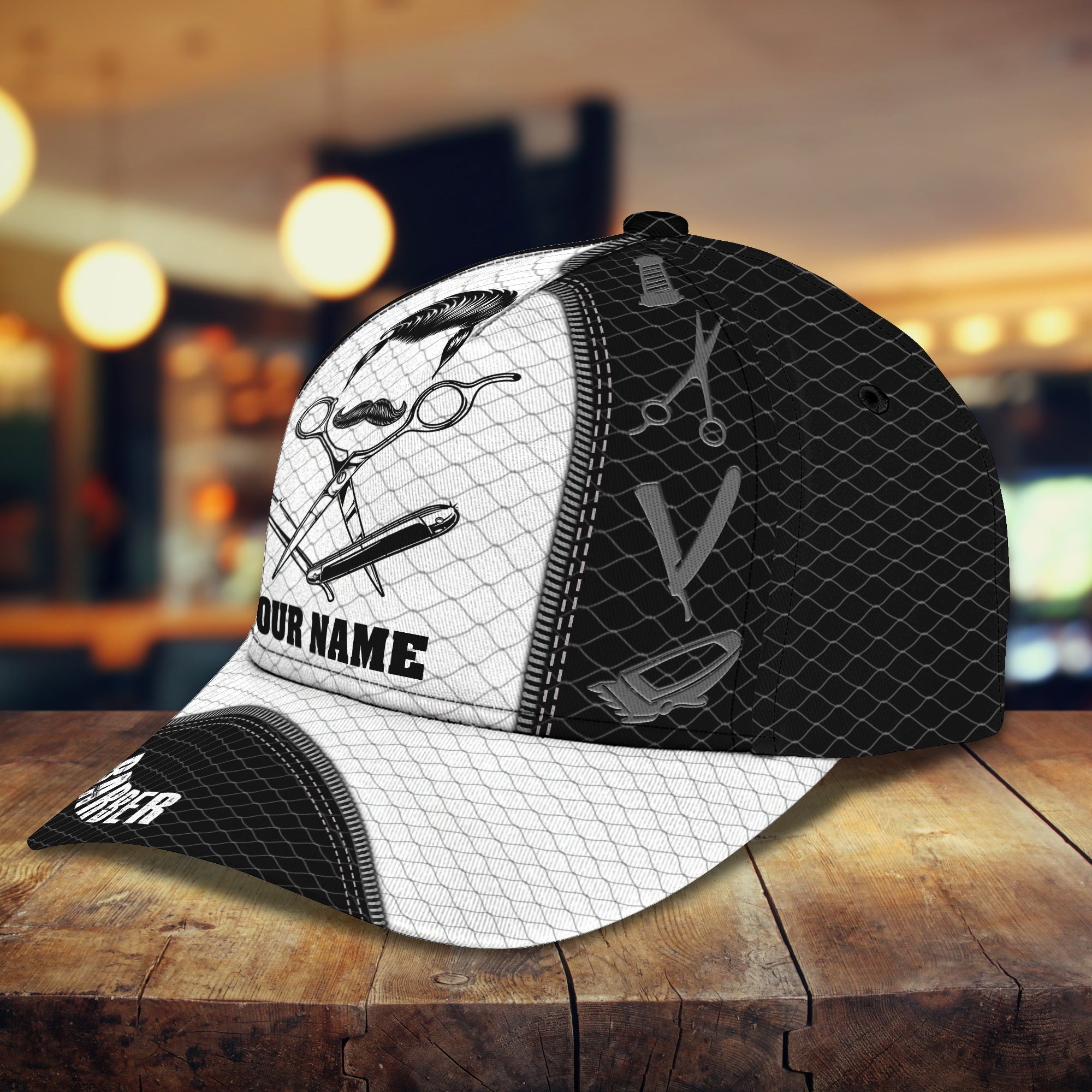 3D Classic Cap Classic Cap Barber Trucker Hats Custom Hats Gifts For Men & Women