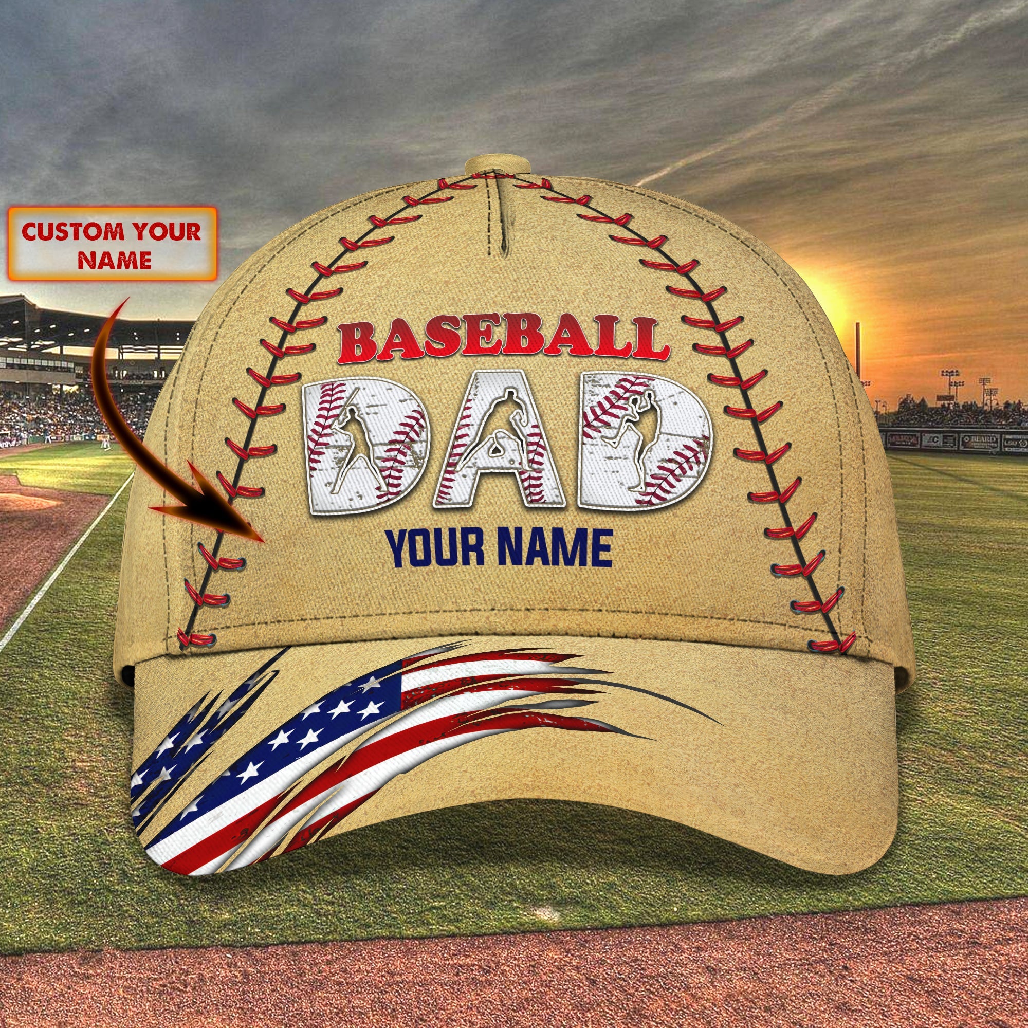 3D Classic Cap Classic Cap Baseball Dad Trucker Hats Custom Hats Gifts For Men & Women