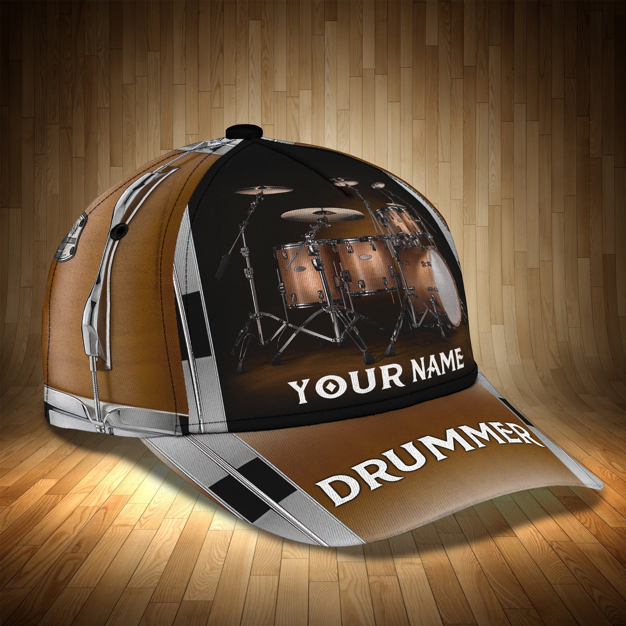 3D Classic Cap Classic Cap Drummer 133 Trucker Hats Custom Hats Gifts For Men & Women
