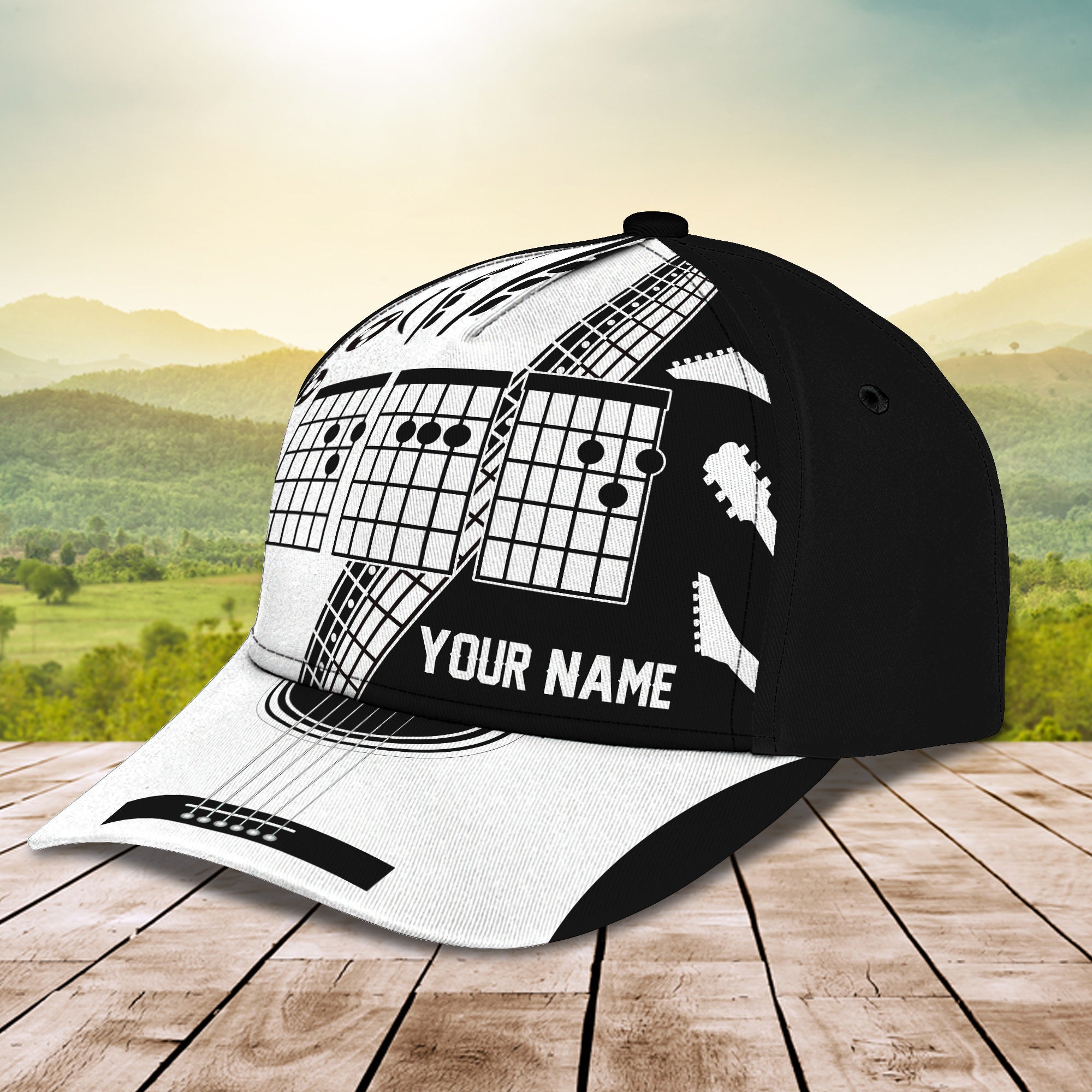 3D Classic Cap Classic Cap Guitar 01 Trucker Hats Custom Hats Gifts For Men & Women