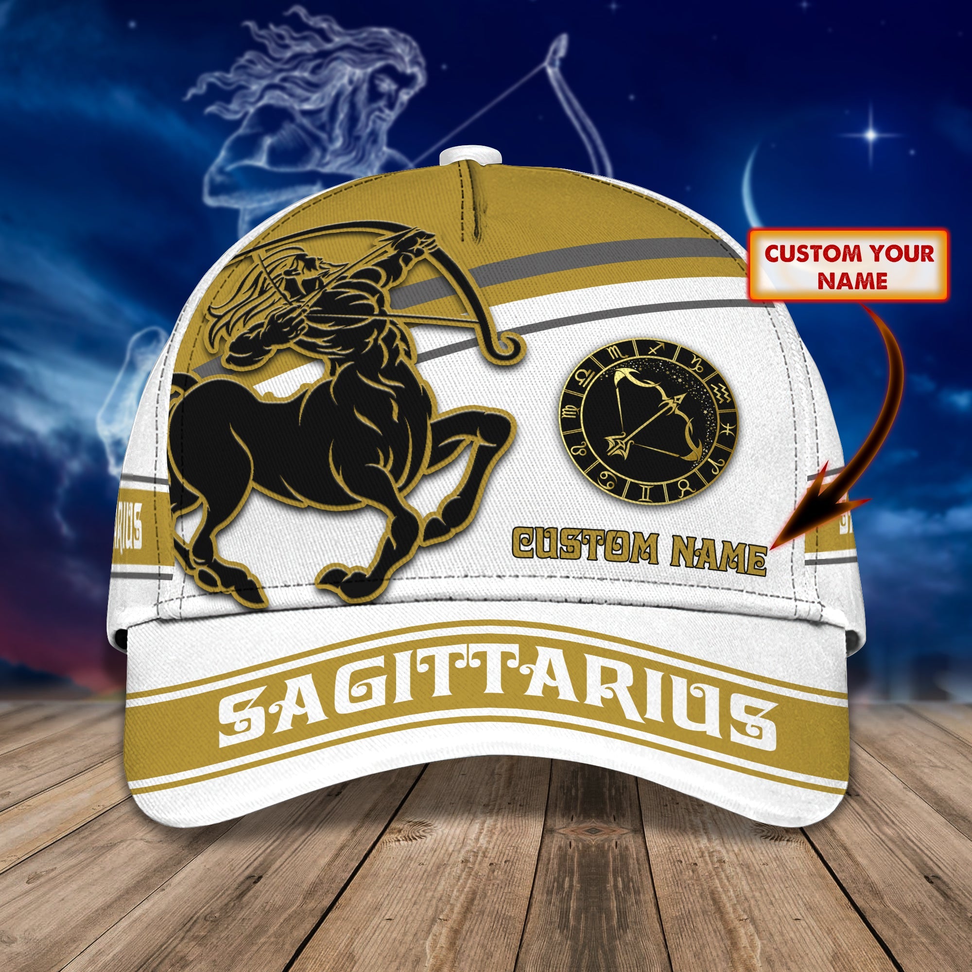 3D Classic Cap Classic Cap Sagittarius 143 Trucker Hats Custom Hats Gifts For Men & Women