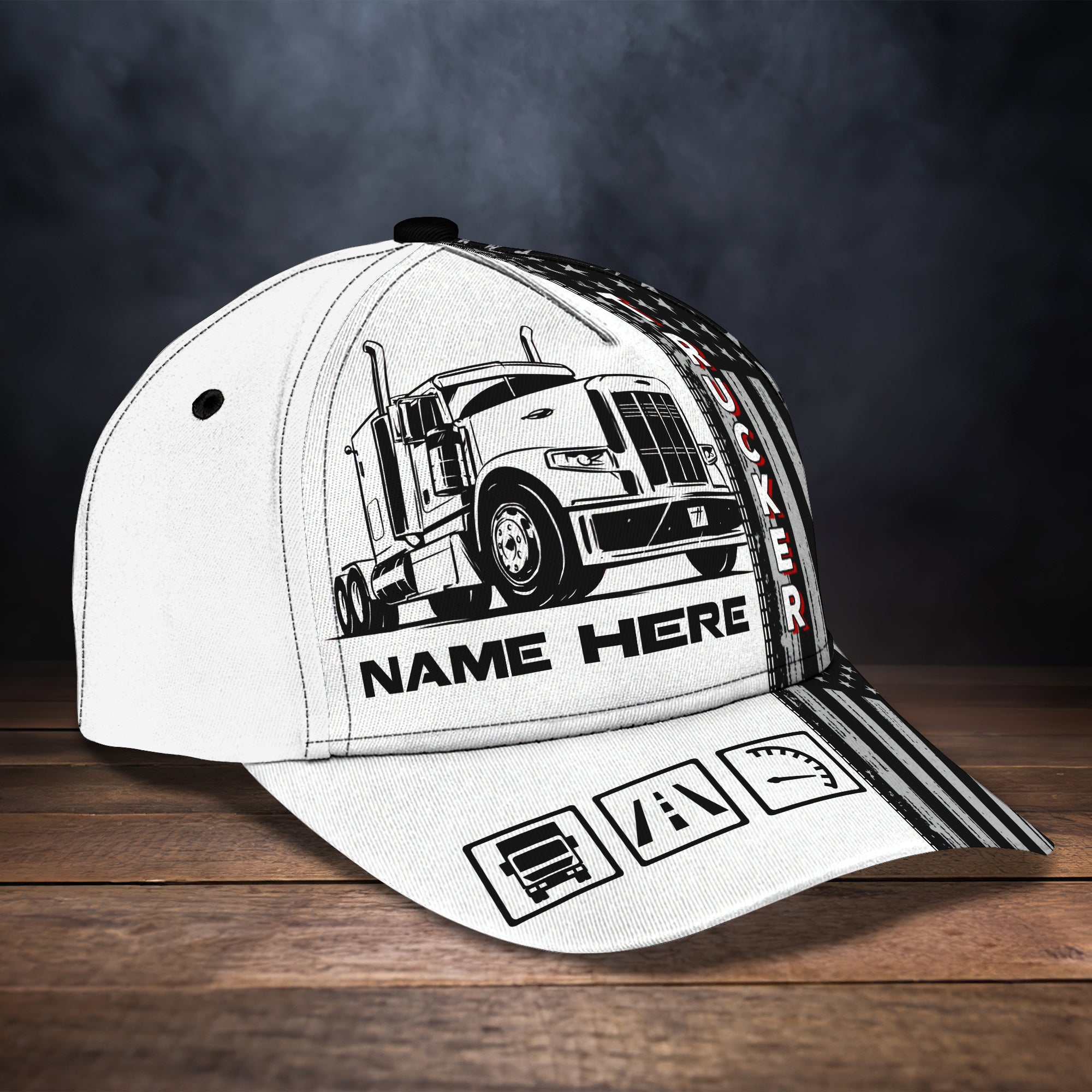3D Classic Cap Classic Cap Trucker 121 Trucker Hats Custom Hats Gifts For Men & Women