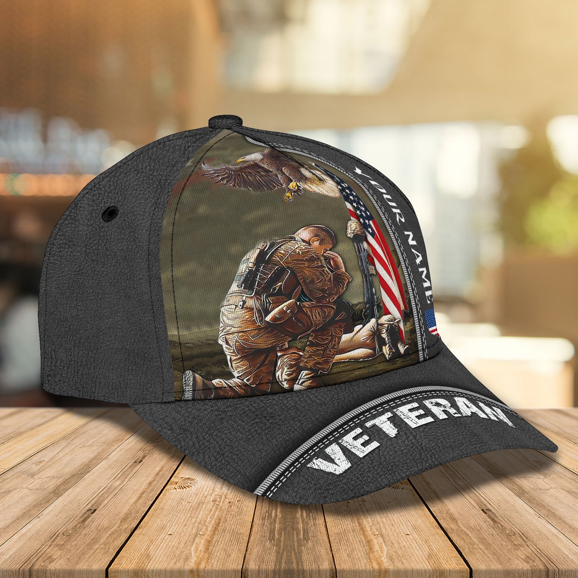 3D Classic Cap Classic Cap Veteran 91 Trucker Hats Custom Hats Gifts For Men & Women