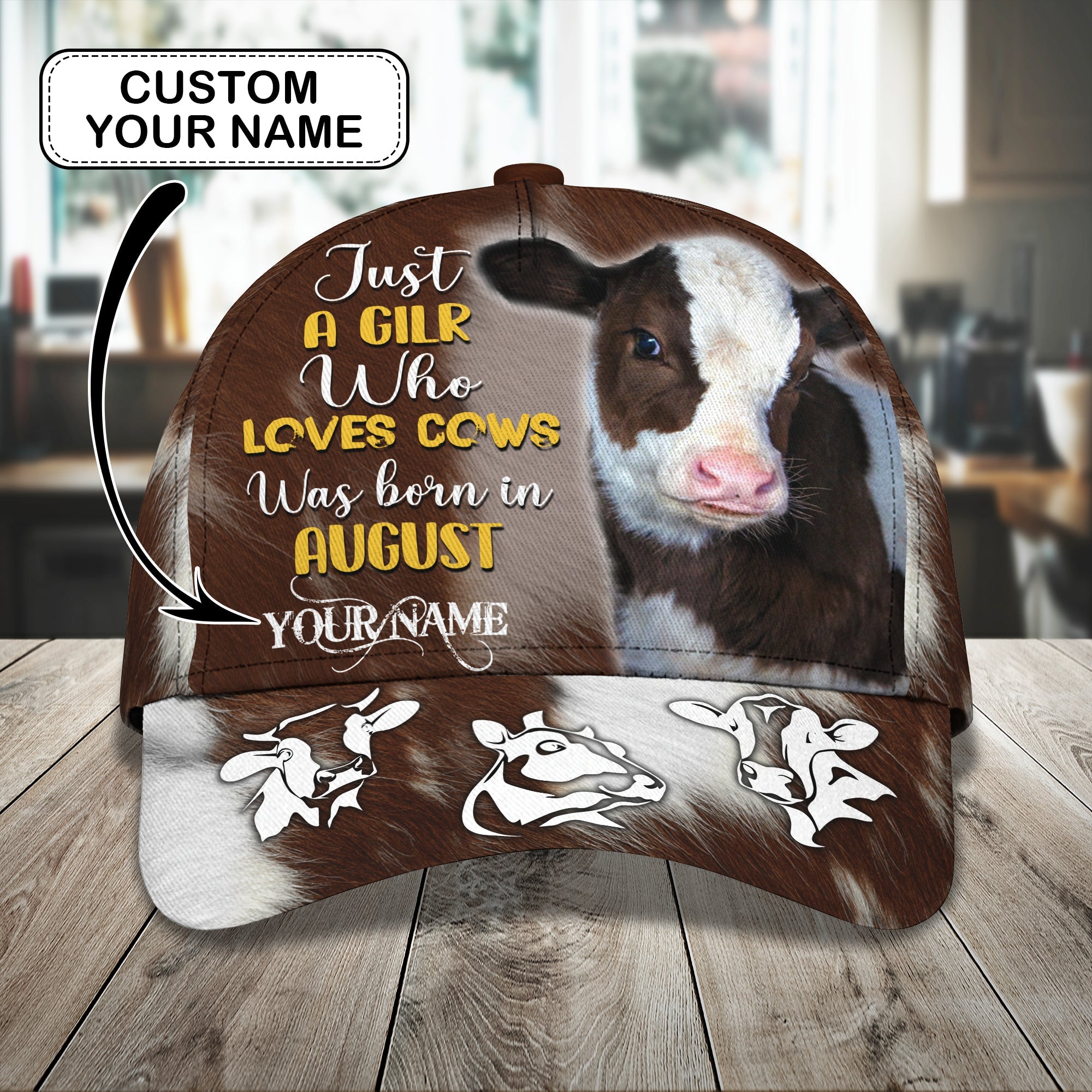 3D Classic Cap Cowgirl Trucker Hats Custom Hats Gifts For Men & Women