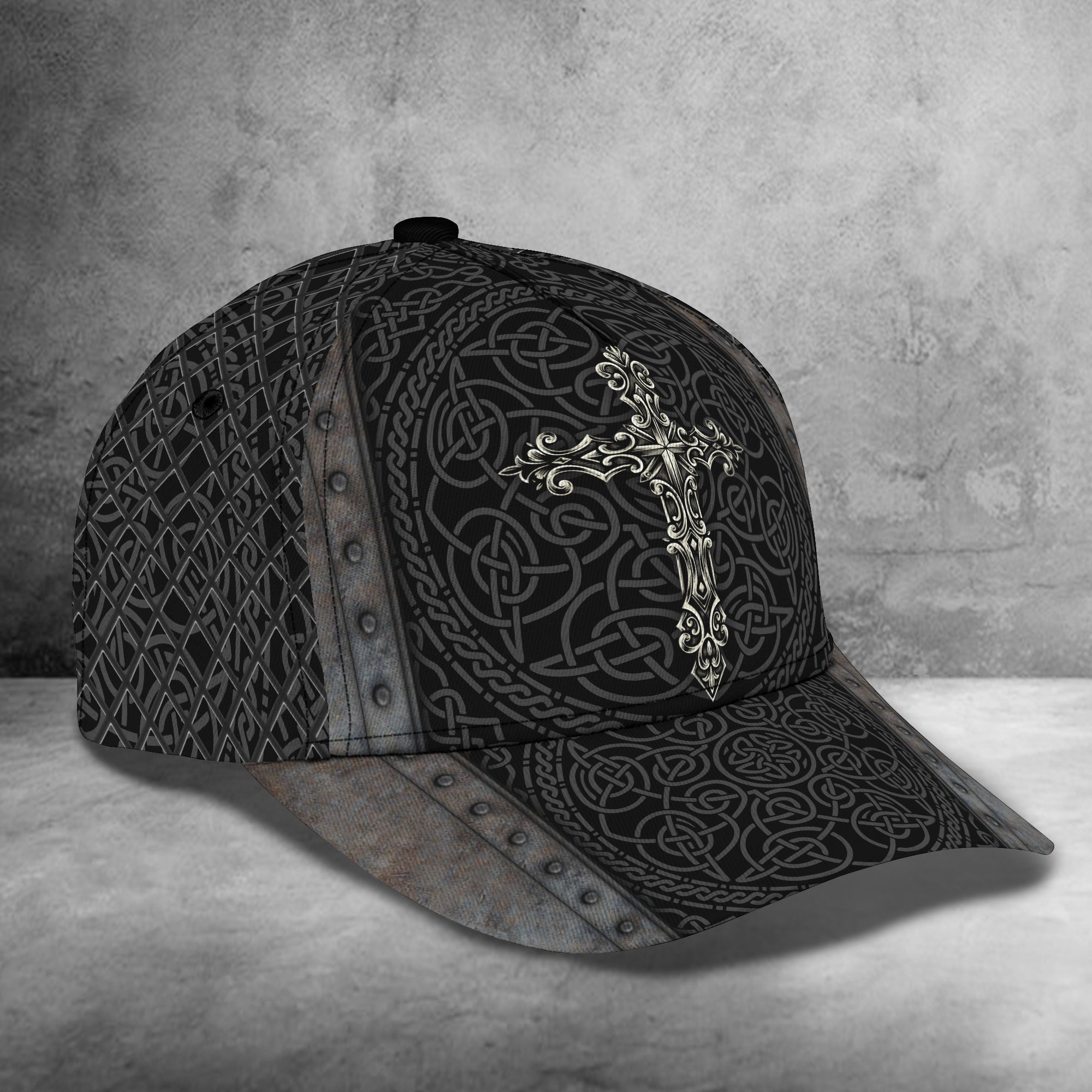 3D Classic Cap Cross Personalized Name Cap Trucker Hats Custom Hats Gifts For Men & Women