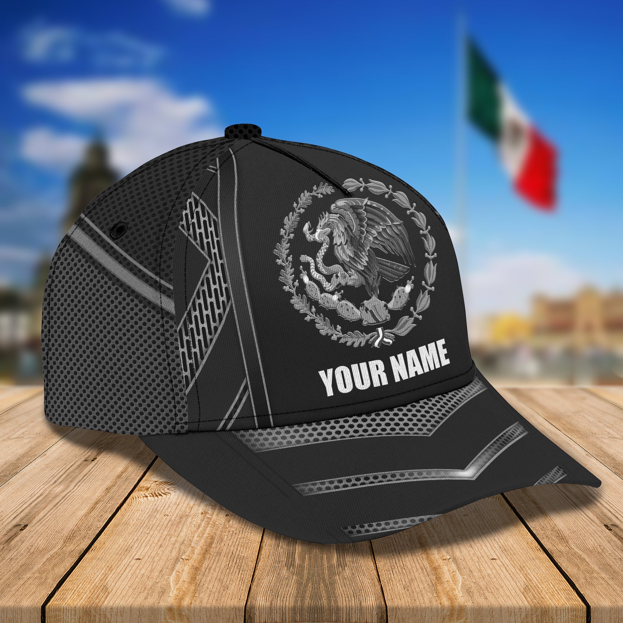 3D Classic Cap Custom Name Mexico Trucker Hats Custom Hats Gifts For Men & Women