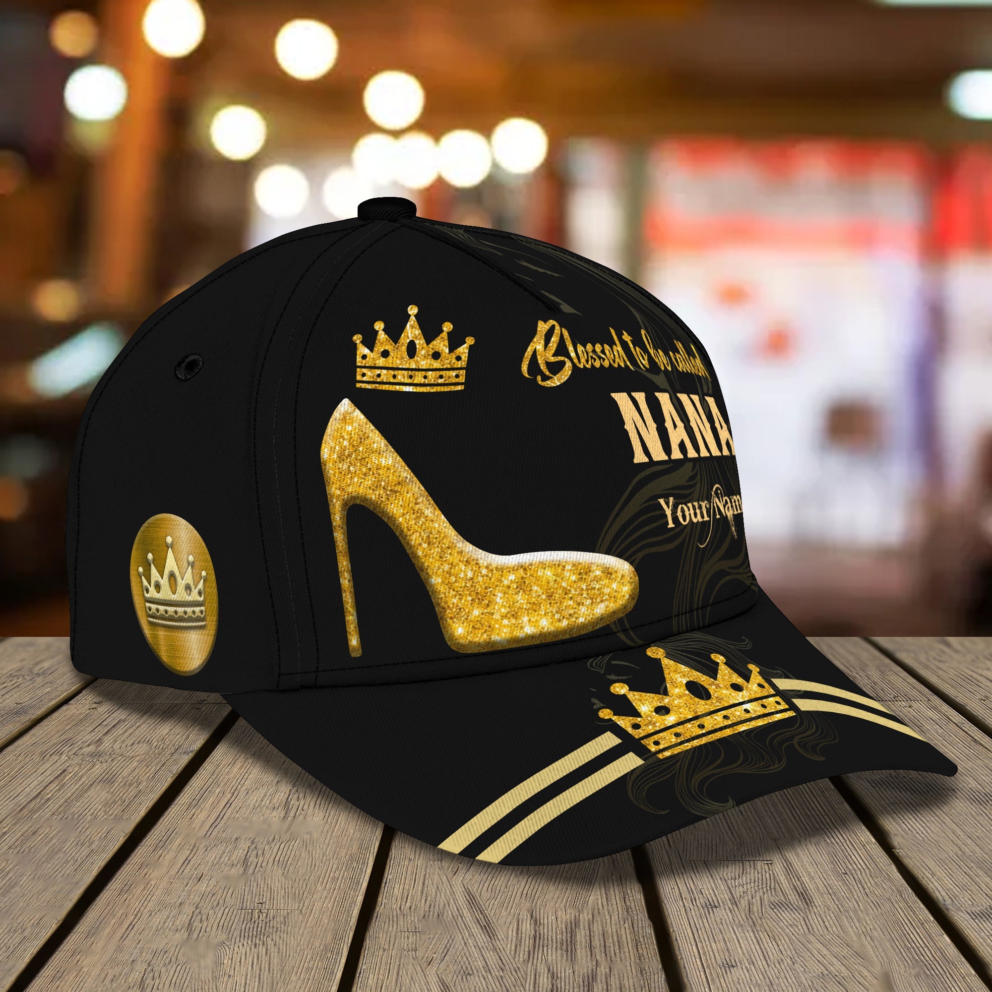3D Classic Cap Custom Nana " Personalized Name Cap Hats Gifts for men & women Adeenyc.com"