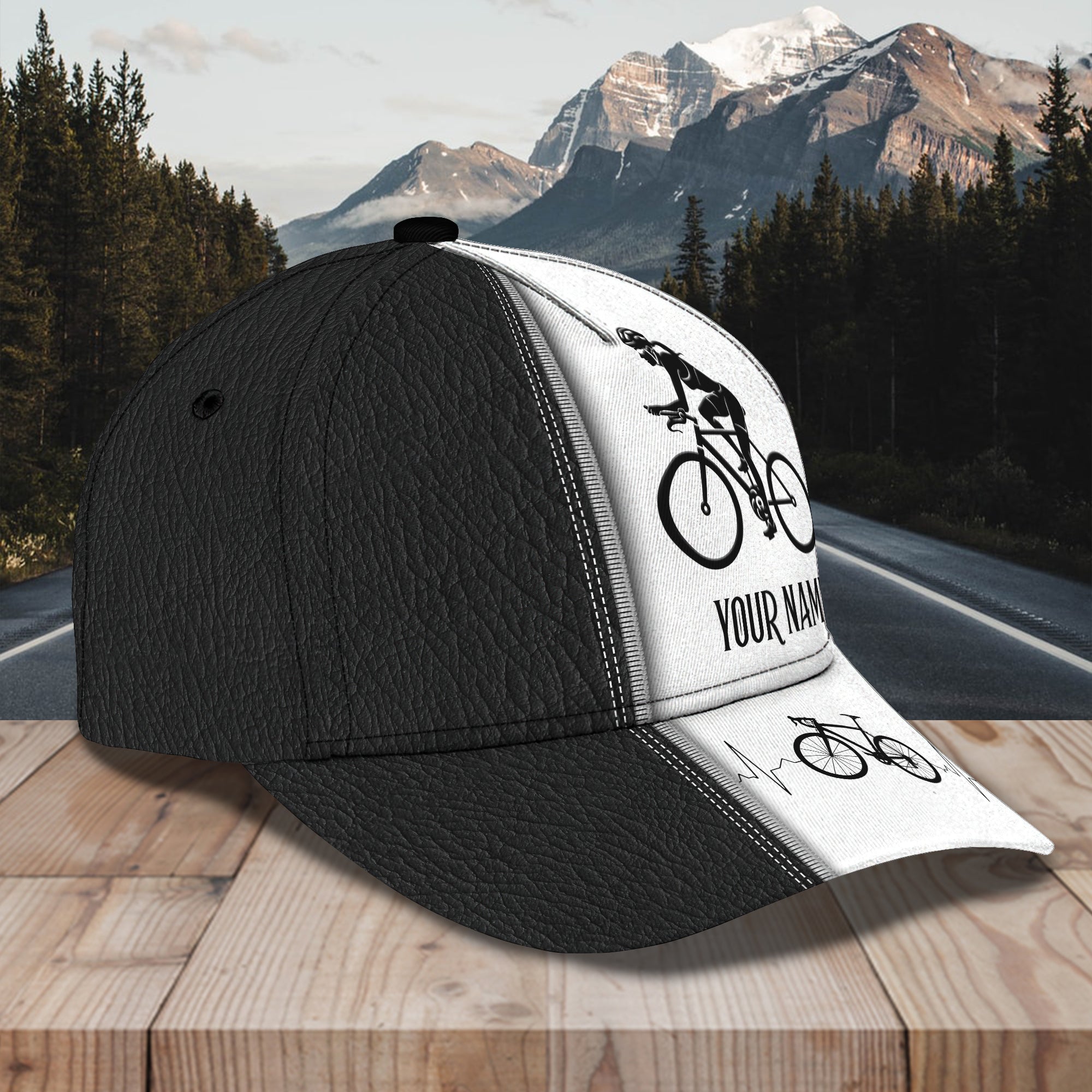 3D Classic Cap Cycling Personalized Name Cap Trucker Hats Custom Hats Gifts For Men & Women