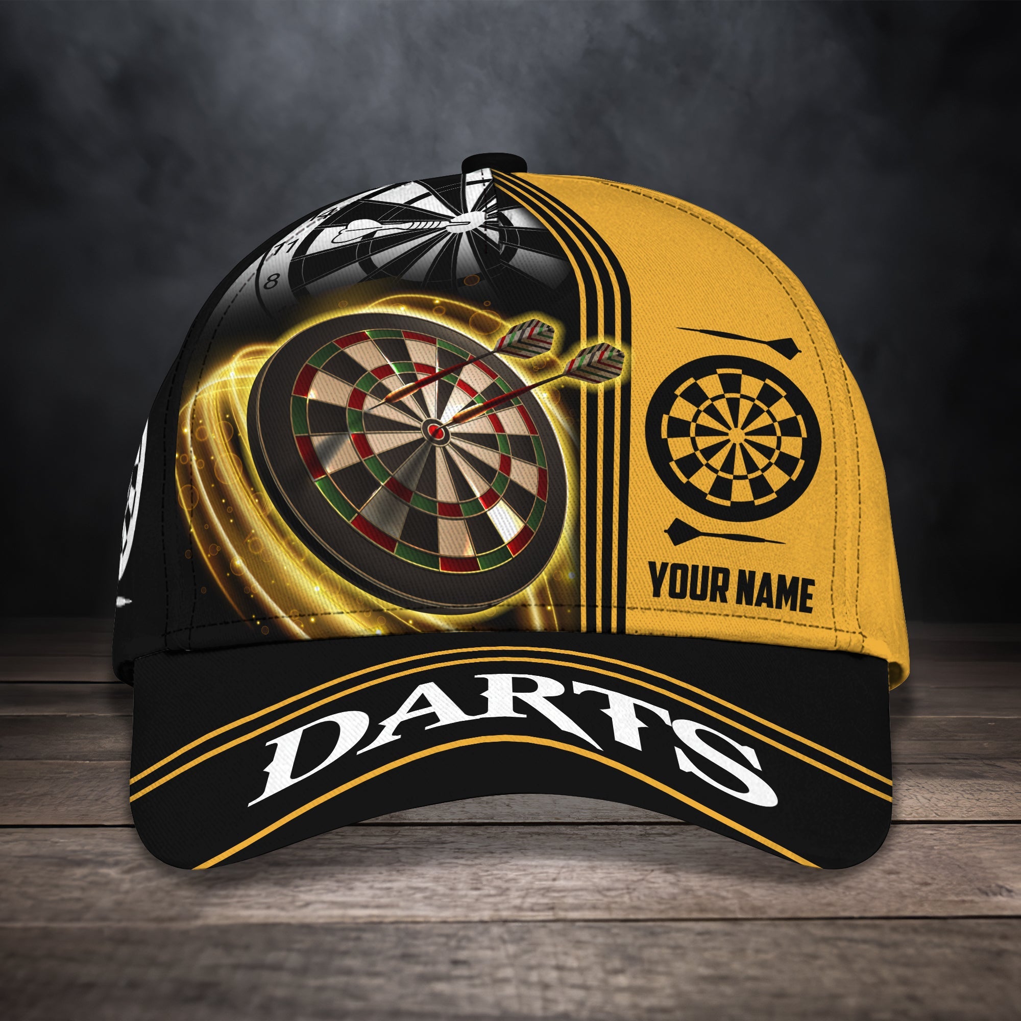 3D Classic Cap Darts 22 Personalized Name Cap Trucker Hats Custom Hats Gifts For Men & Women