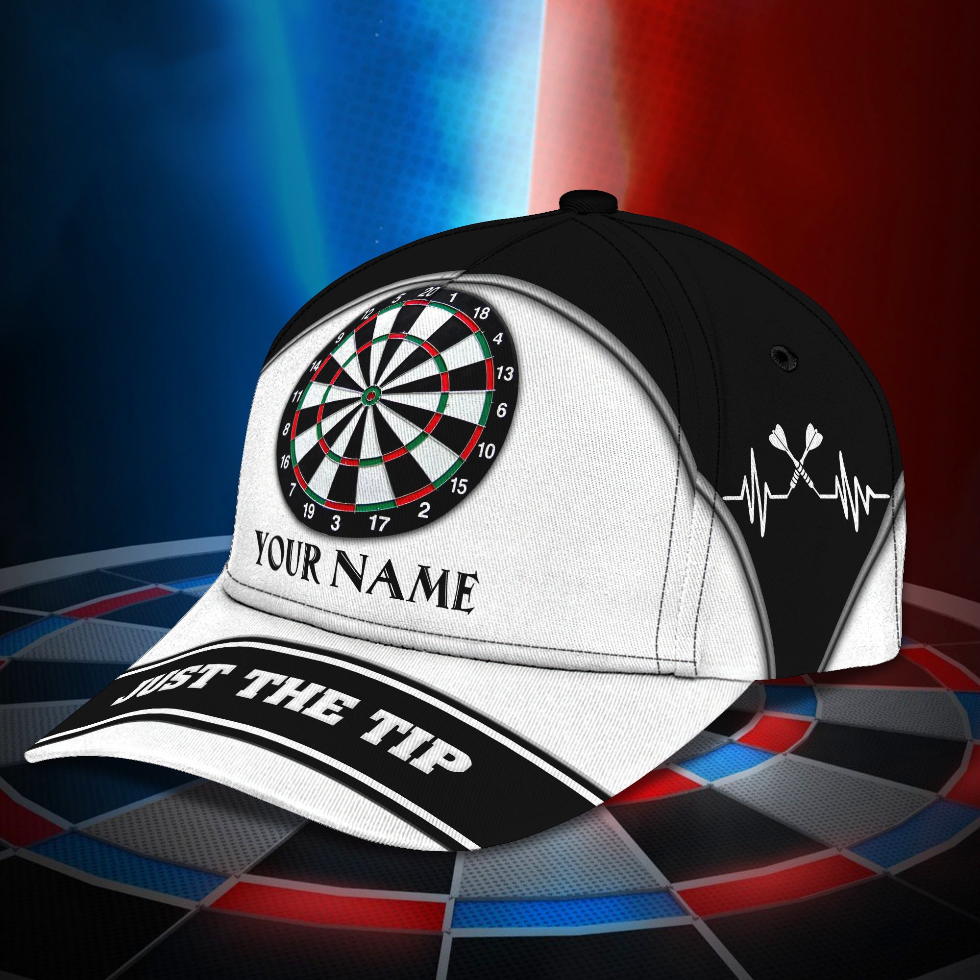 3D Classic Cap Darts Personalized Name Cap Trucker Hats Custom Hats Gifts For Men & Women