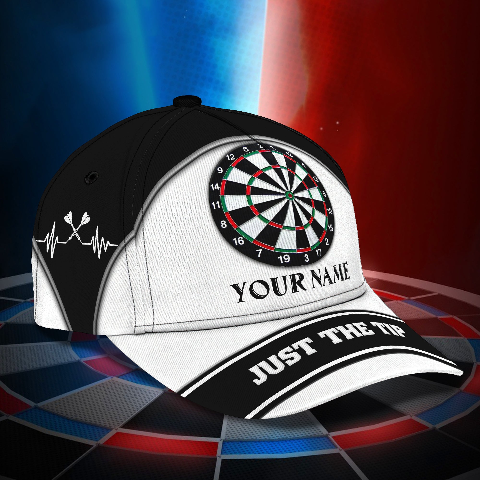 3D Classic Cap Darts Personalized Name Cap Trucker Hats Custom Hats Gifts For Men & Women