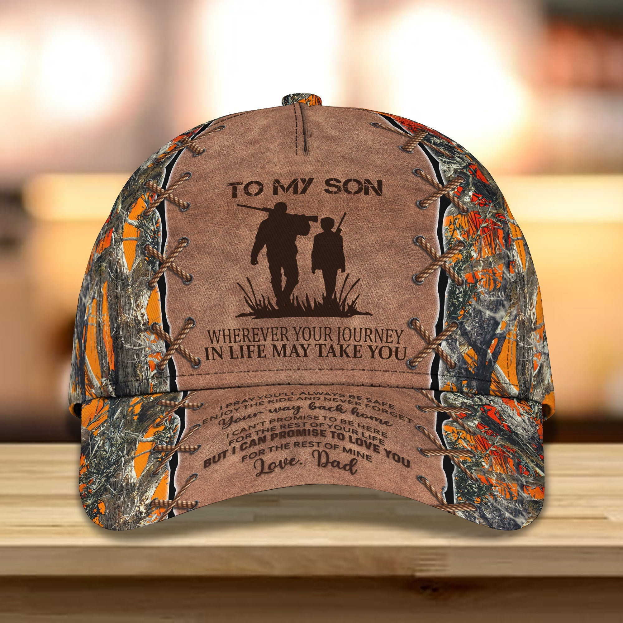 3D Classic Cap Deer Hunting 7 Personalized Name Cap Trucker Hats Custom Hats Gifts For Men & Women