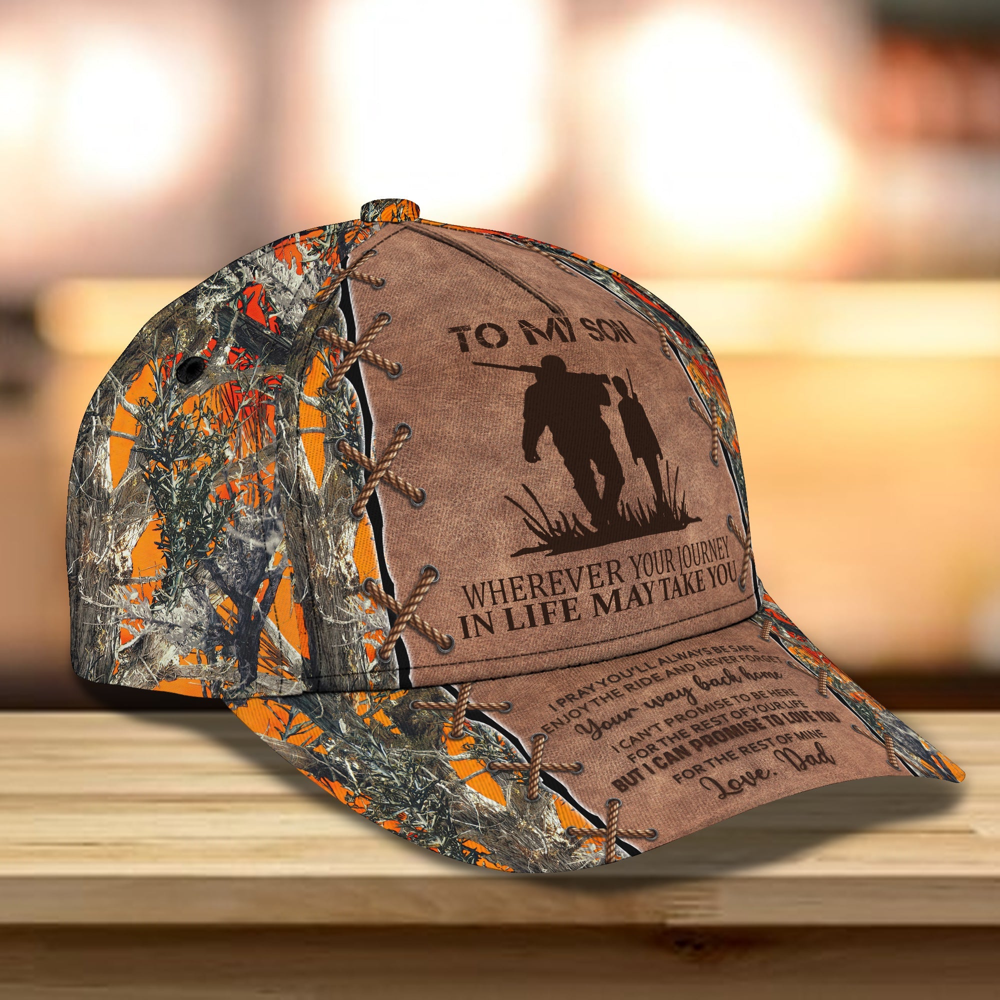 3D Classic Cap Deer Hunting 7 Personalized Name Cap Trucker Hats Custom Hats Gifts For Men & Women