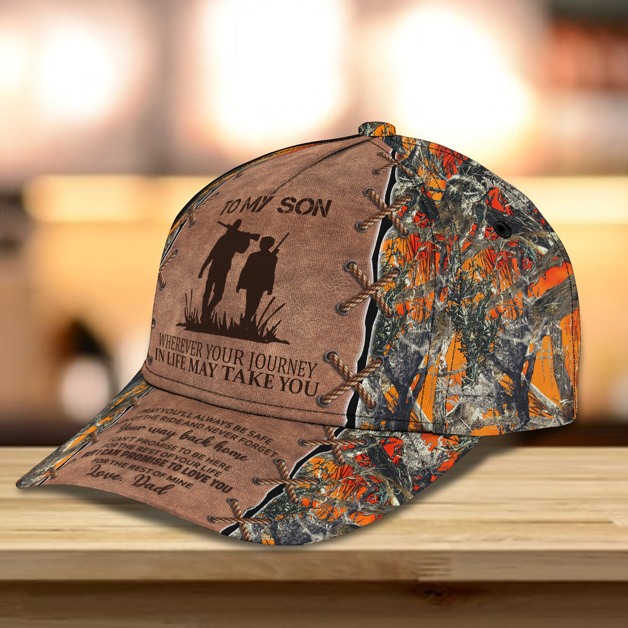 3D Classic Cap Deer Hunting 7 Personalized Name Cap Trucker Hats Custom Hats Gifts For Men & Women