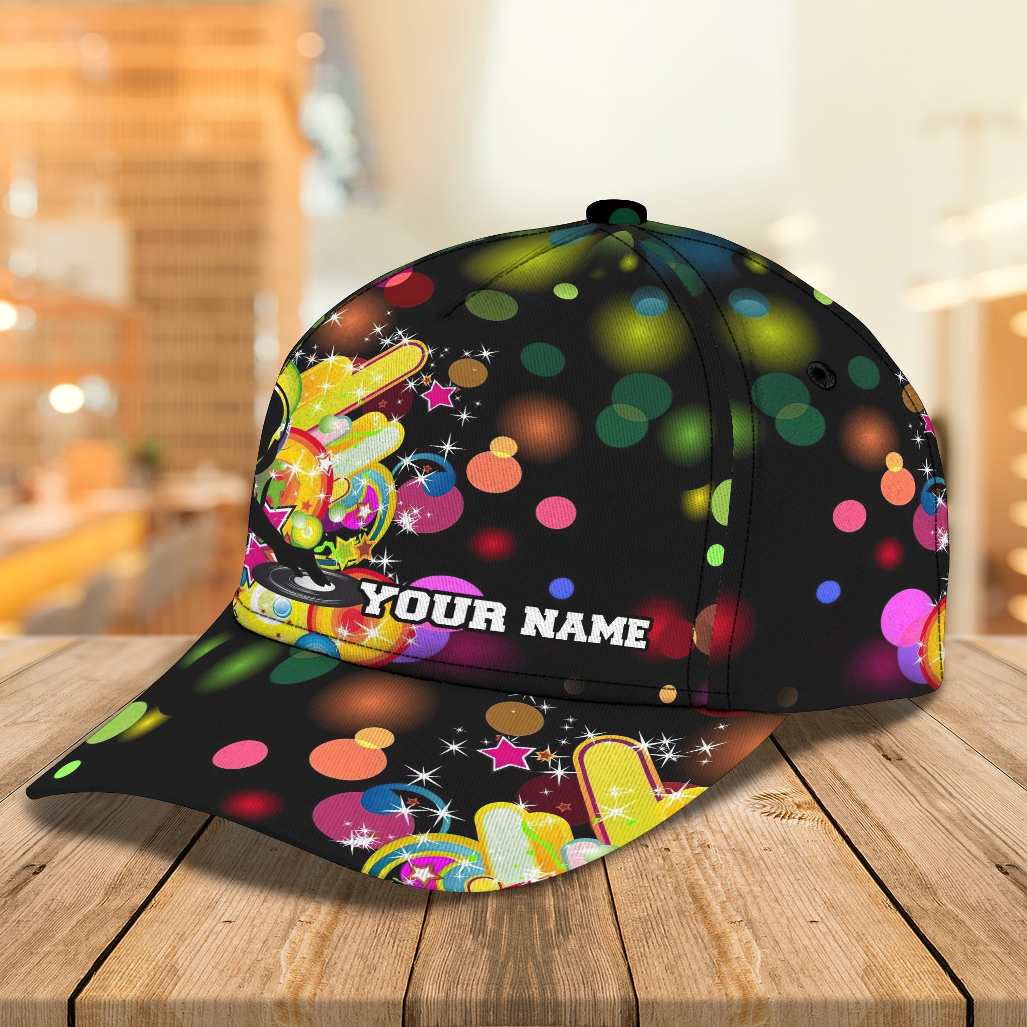 3D Classic Cap Dj 02 Personalized Name Cap Trucker Hats Custom Hats Gifts For Men & Women
