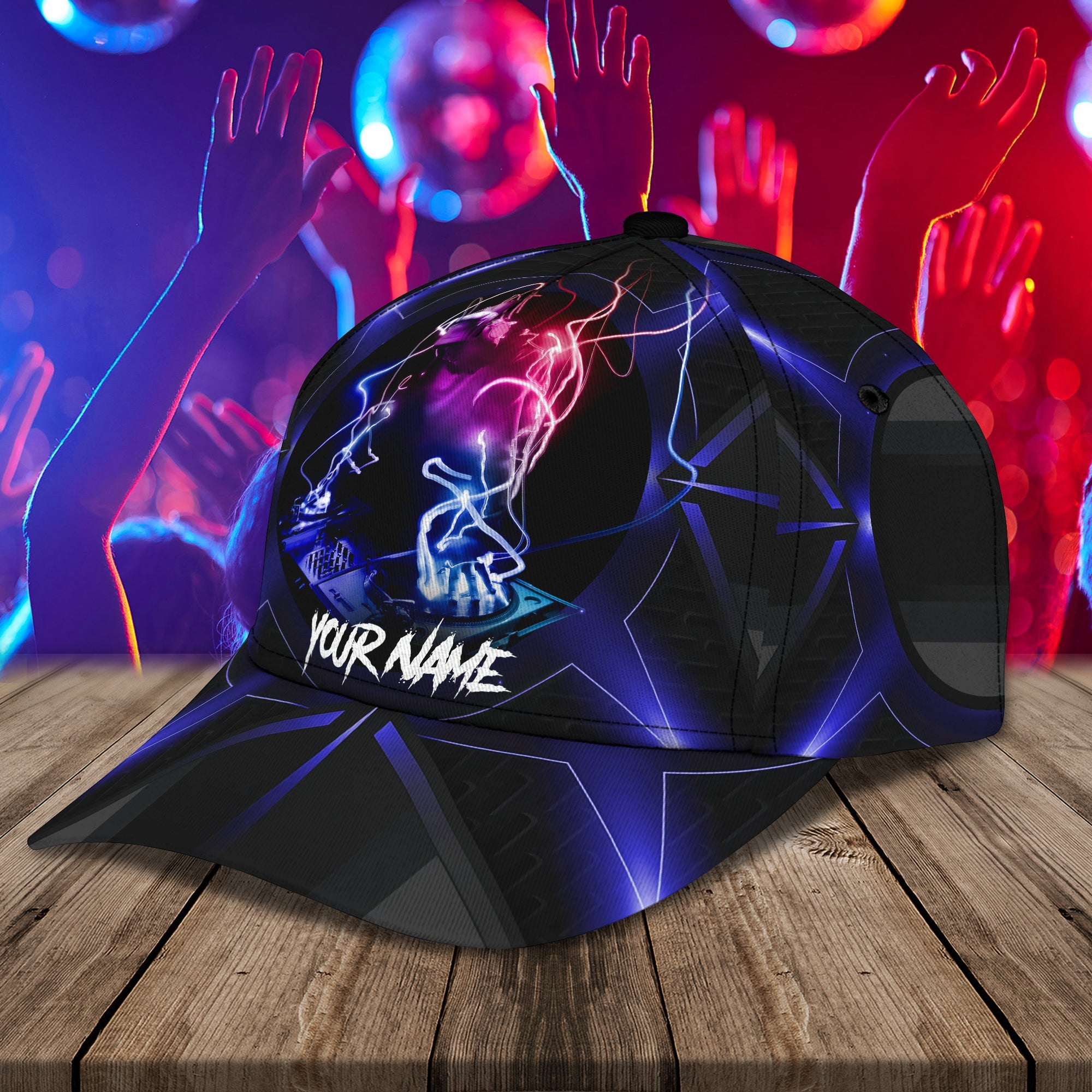 3D Classic Cap Dj 05 Personalized Name Cap Trucker Hats Custom Hats Gifts For Men & Women