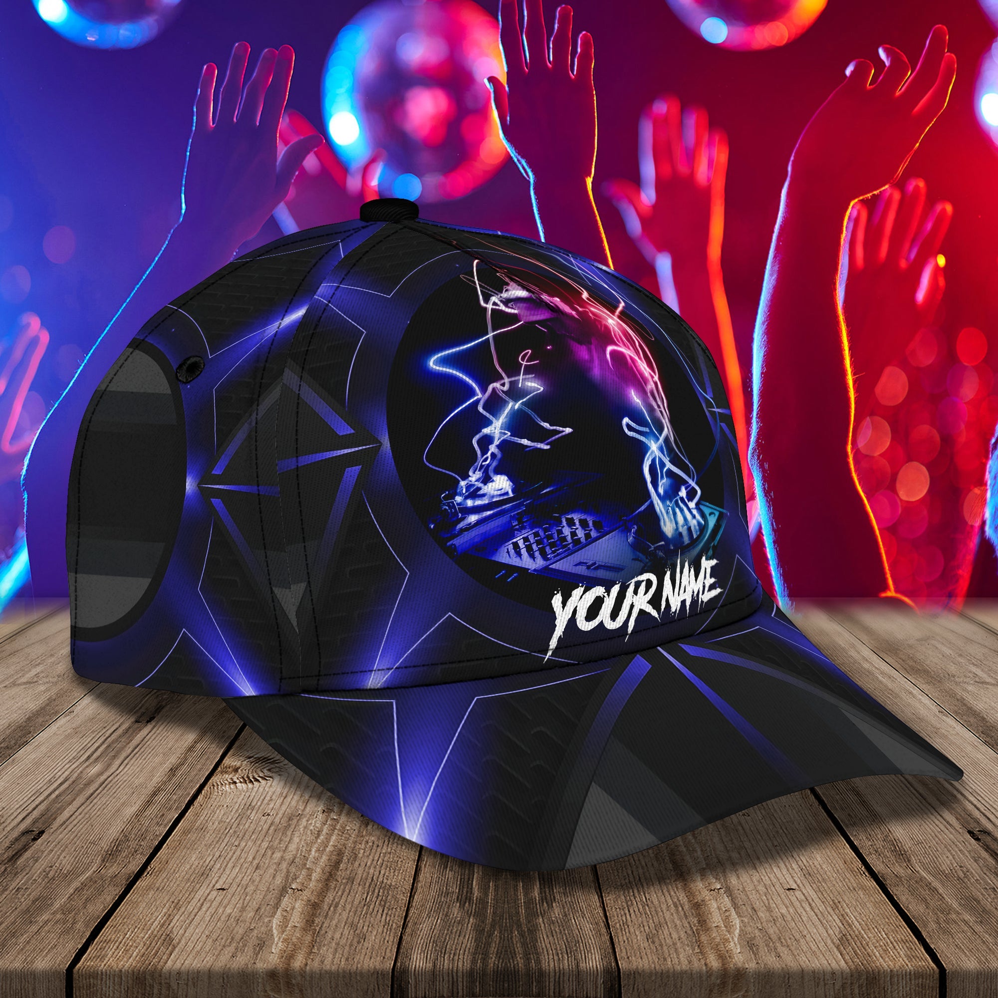 3D Classic Cap Dj 05 Personalized Name Cap Trucker Hats Custom Hats Gifts For Men & Women