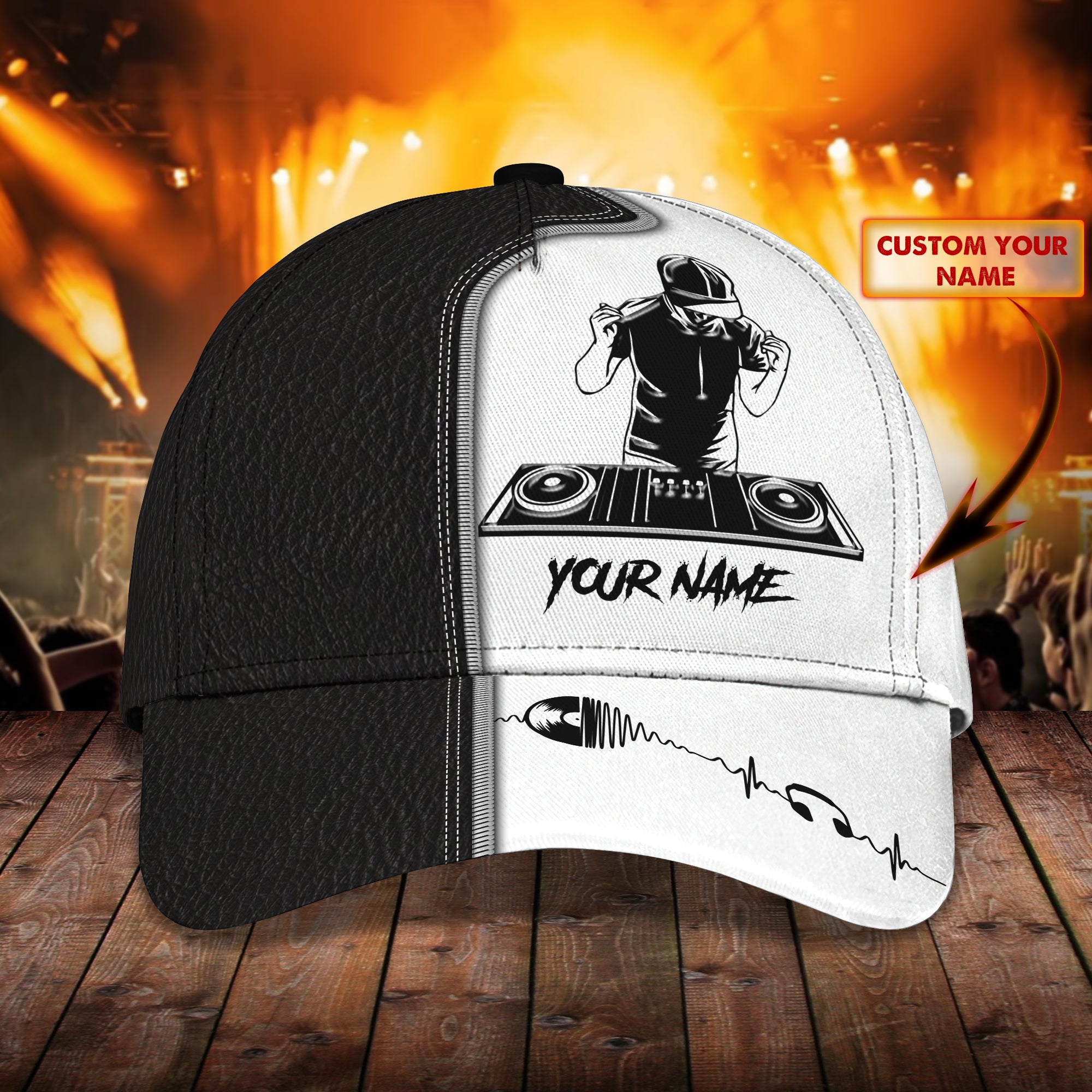 3D Classic Cap Dj 1 Personalized Name Cap Trucker Hats Custom Hats Gifts For Men & Women
