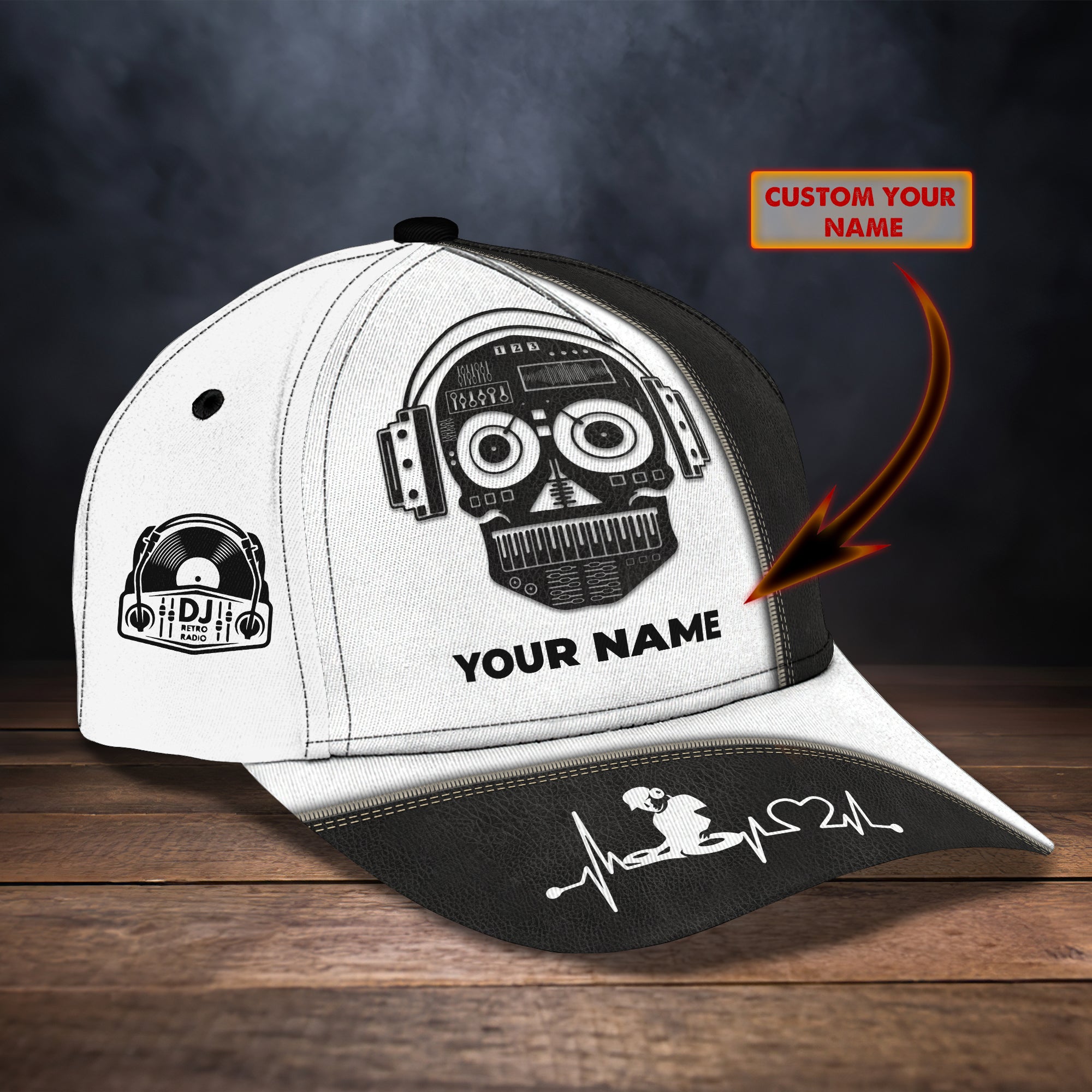 3D Classic Cap Dj 99 Personalized Name Cap Trucker Hats Custom Hats Gifts For Men & Women