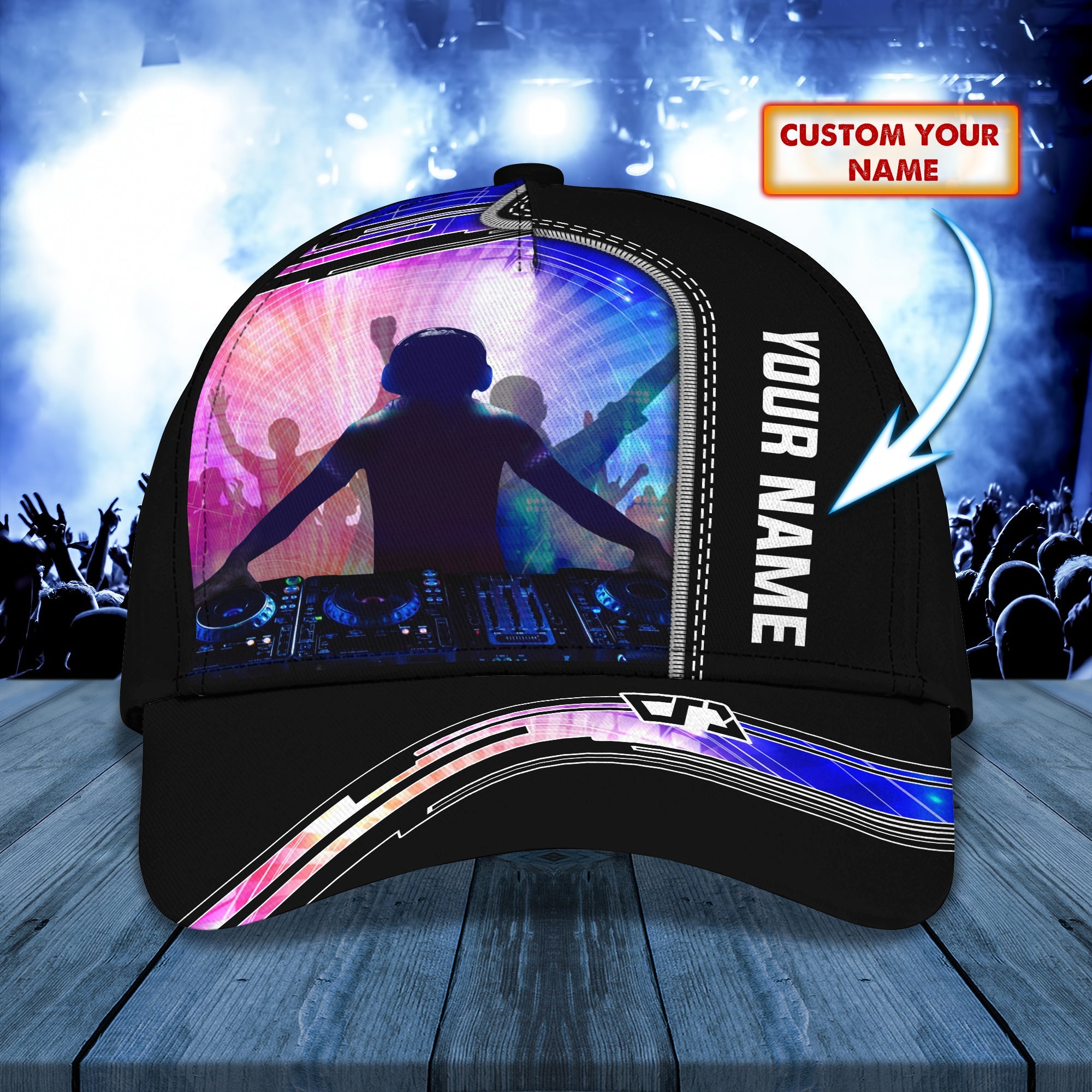 3D Classic Cap Dj Best My Choice Personalized Name Cap Trucker Hats Custom Hats Gifts For Men & Women