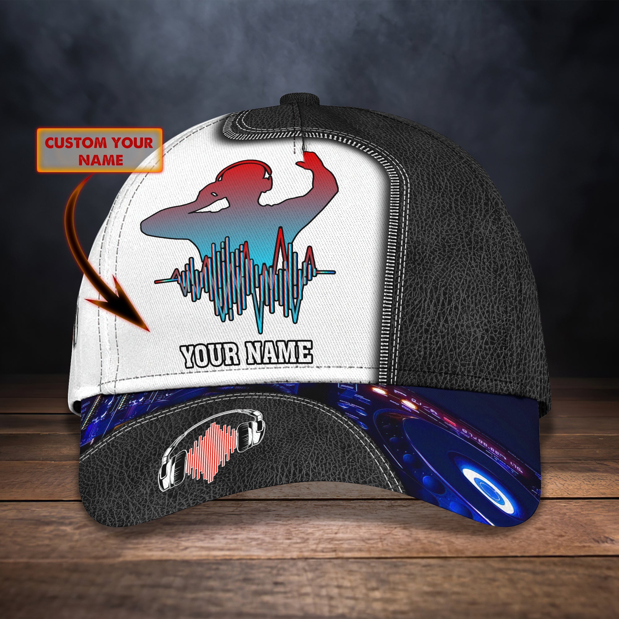 3D Classic Cap Dj Dj Personalized Name Cap Trucker Hats Custom Hats Gifts For Men & Women