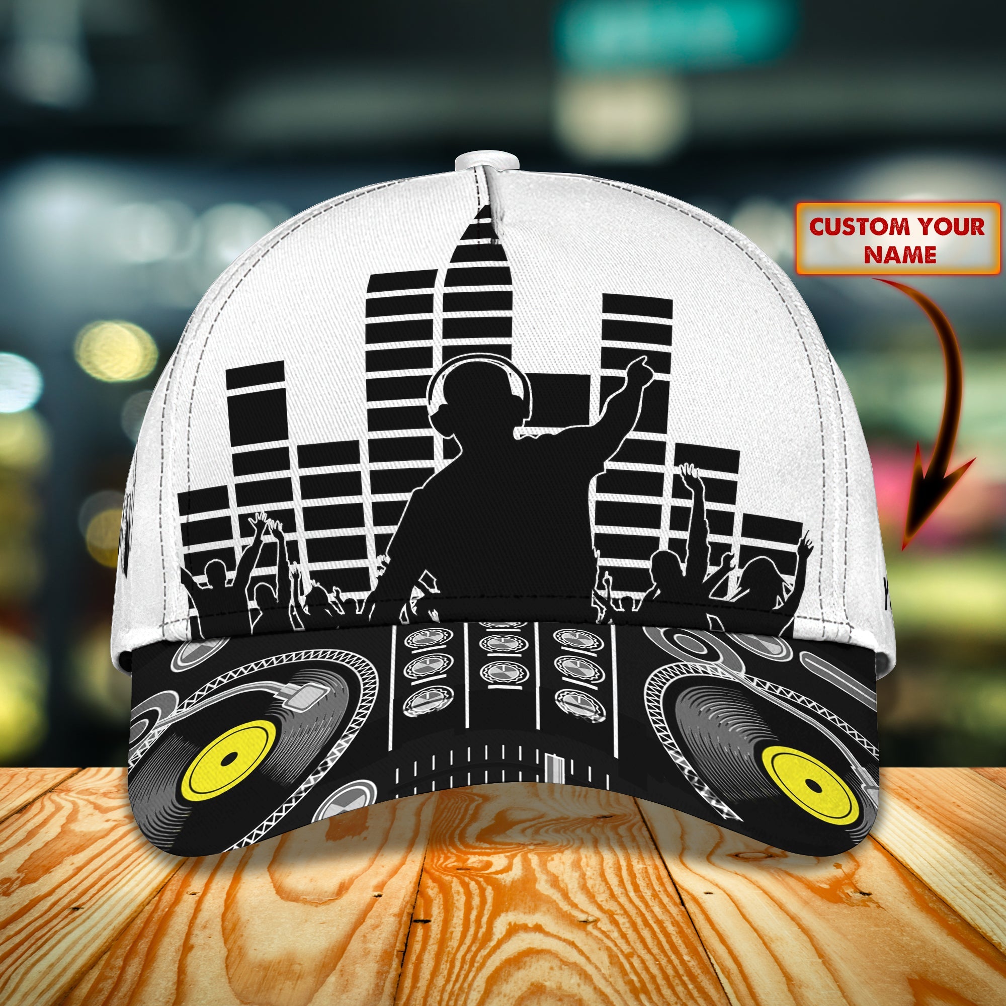 3D Classic Cap Dj Personalized Name Cap Trucker Hats Custom Hats Gifts For Men & Women