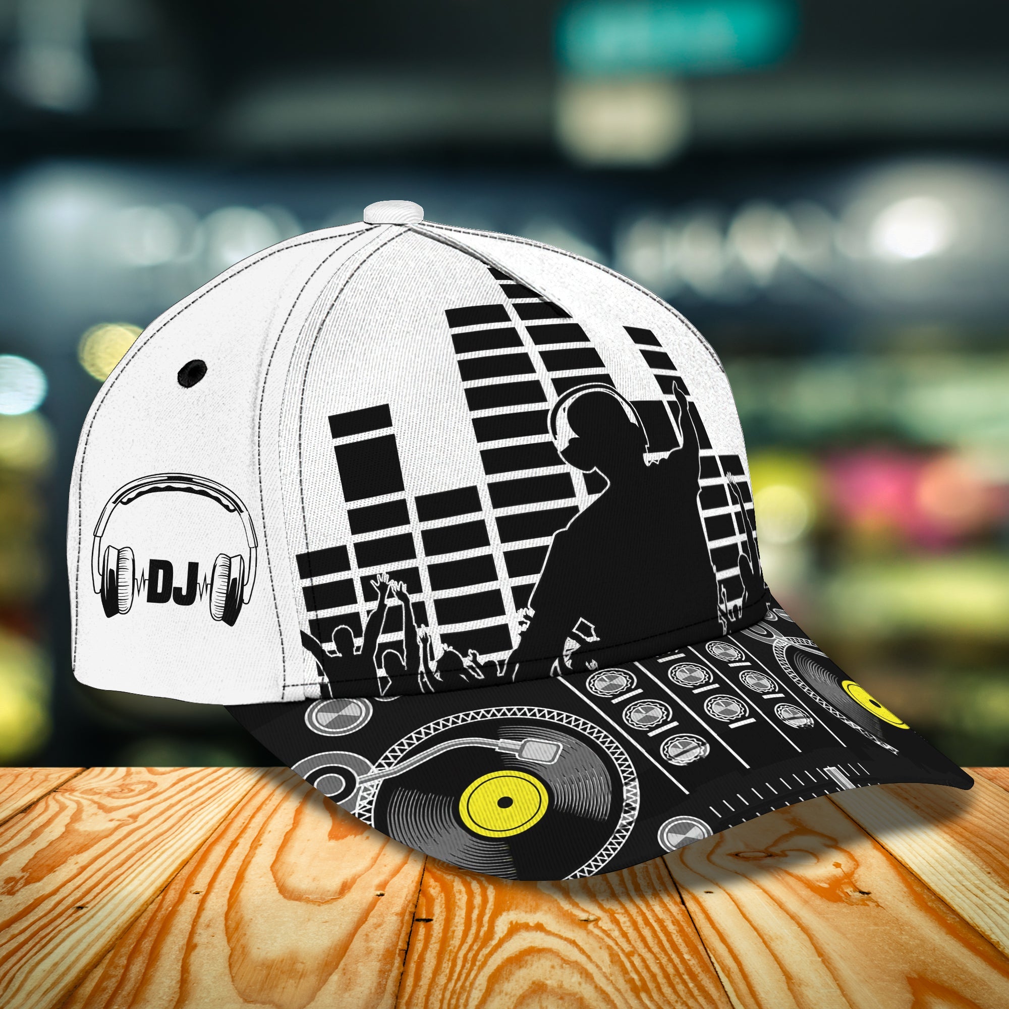 3D Classic Cap Dj Personalized Name Cap Trucker Hats Custom Hats Gifts For Men & Women