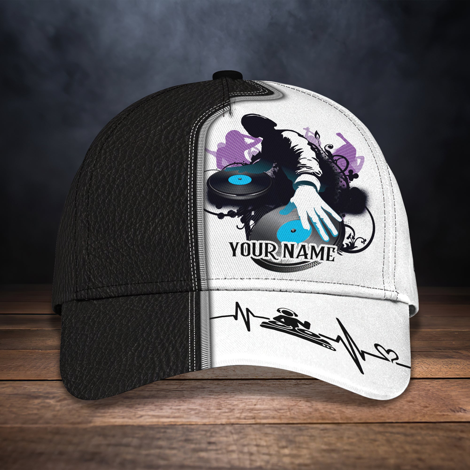 3D Classic Cap Dj Personalized Name Cap 180 Trucker Hats Custom Hats Gifts For Men & Women