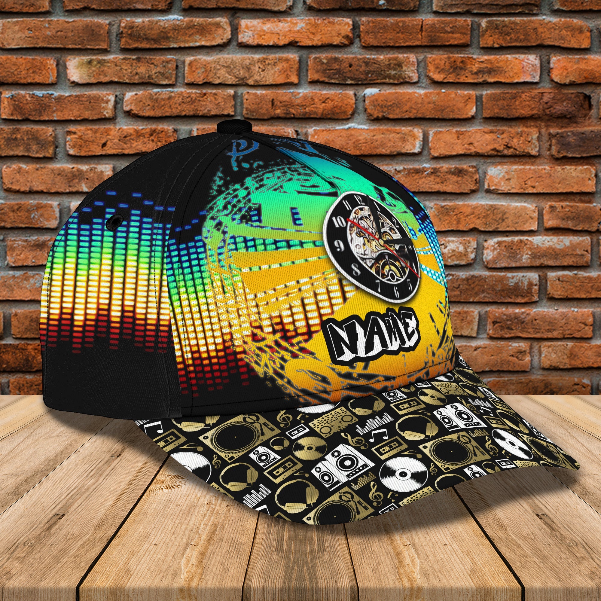 3D Classic Cap Dj Personalized Name Cap 23 Trucker Hats Custom Hats Gifts For Men & Women