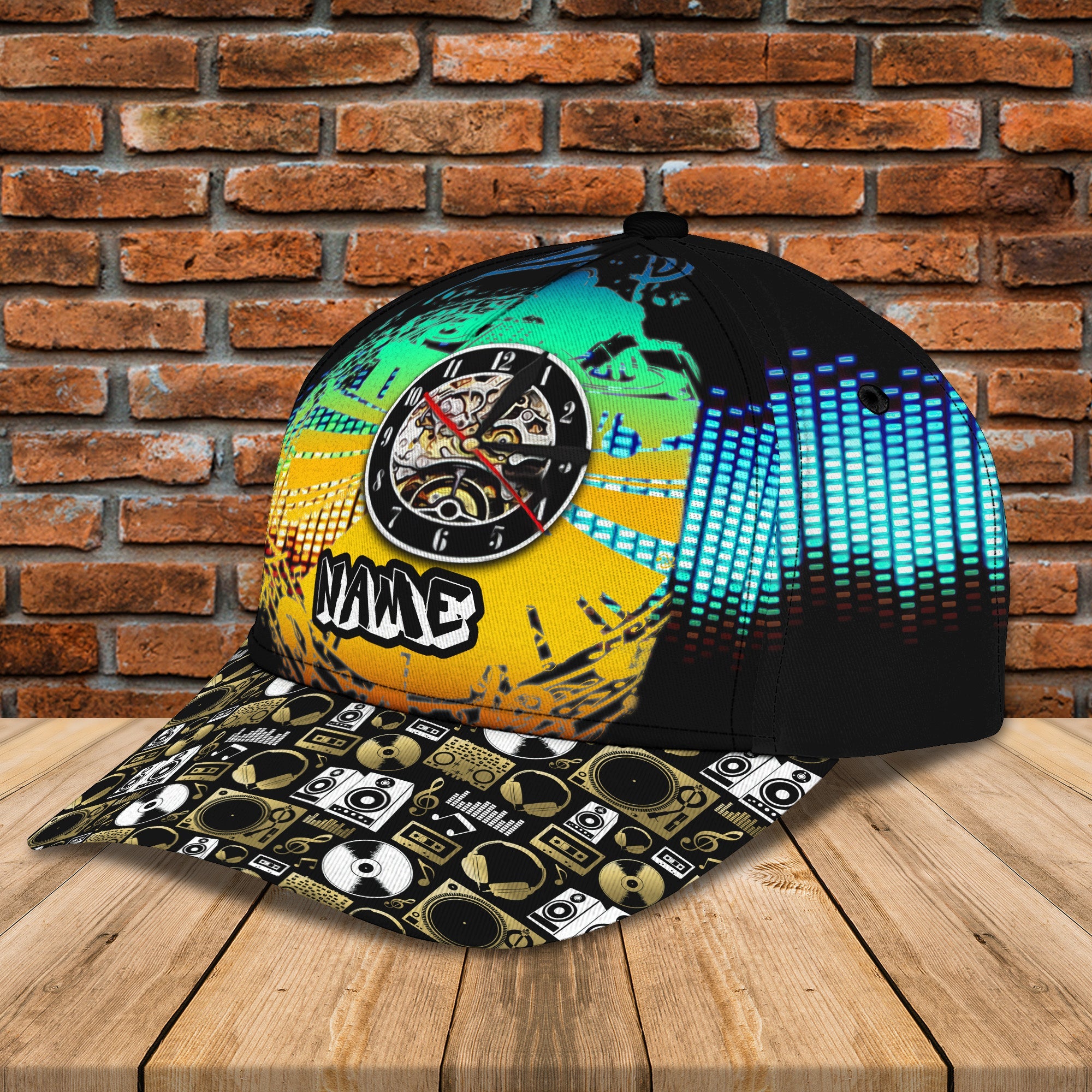 3D Classic Cap Dj Personalized Name Cap 23 Trucker Hats Custom Hats Gifts For Men & Women