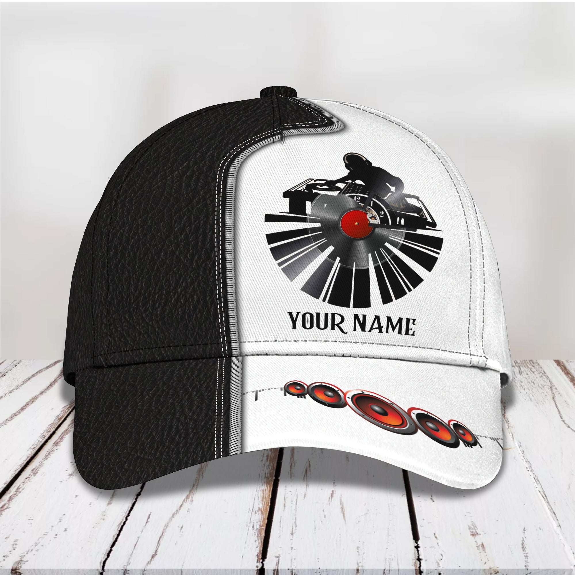 3D Classic Cap Dj Personalized Name Cap Trucker Hats Custom Hats Gifts For Men & Women