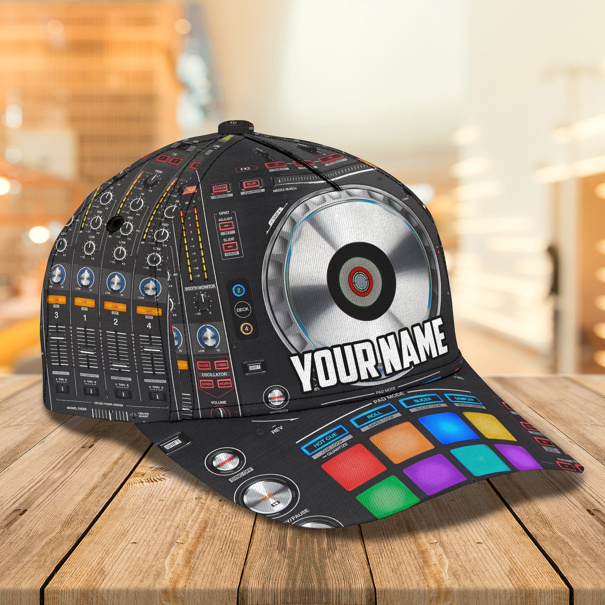 3D Classic Cap Dj Personalized Name Cap Trucker Hats Custom Hats Gifts For Men & Women