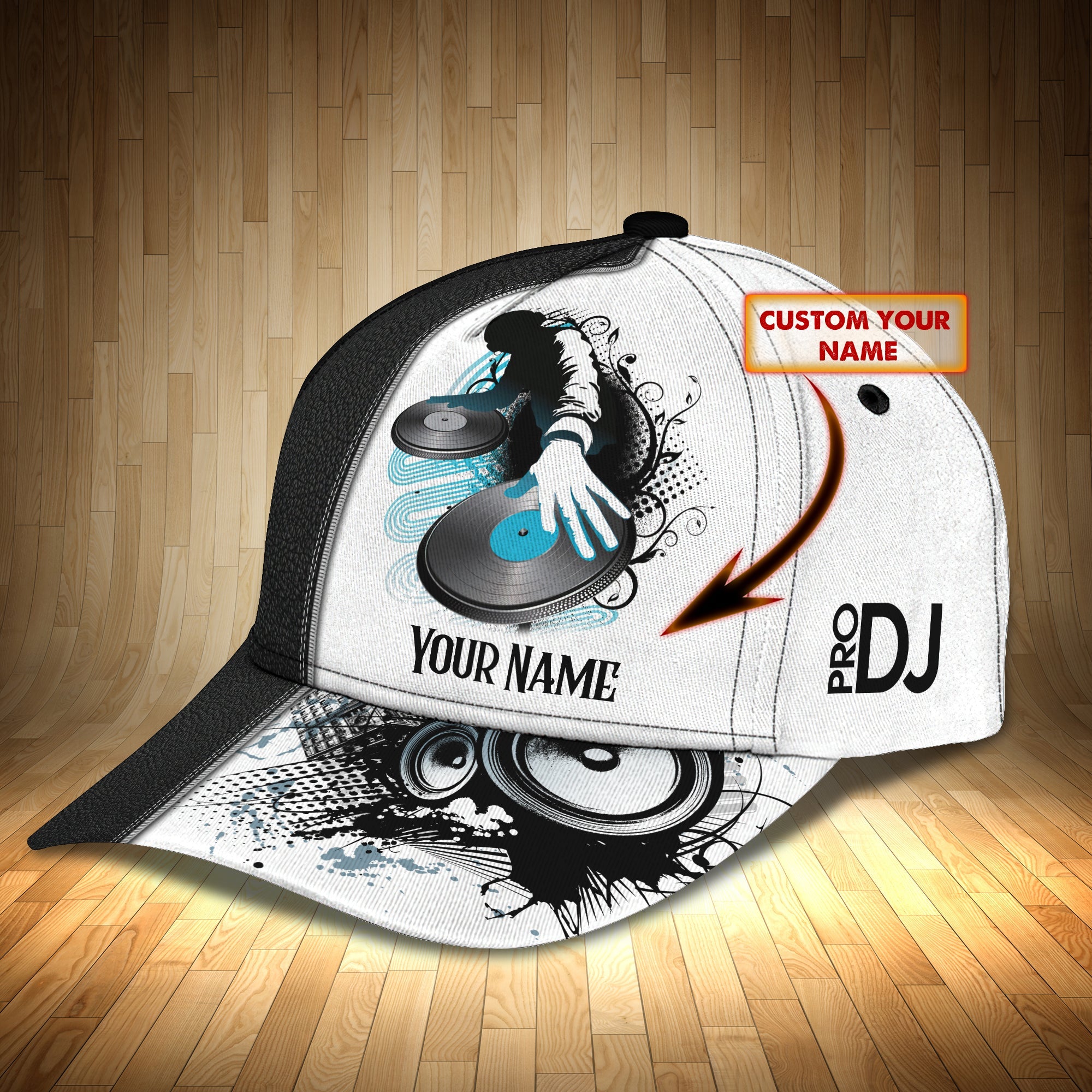3D Classic Cap Dj Tl Personalized Name Cap Trucker Hats Custom Hats Gifts For Men & Women