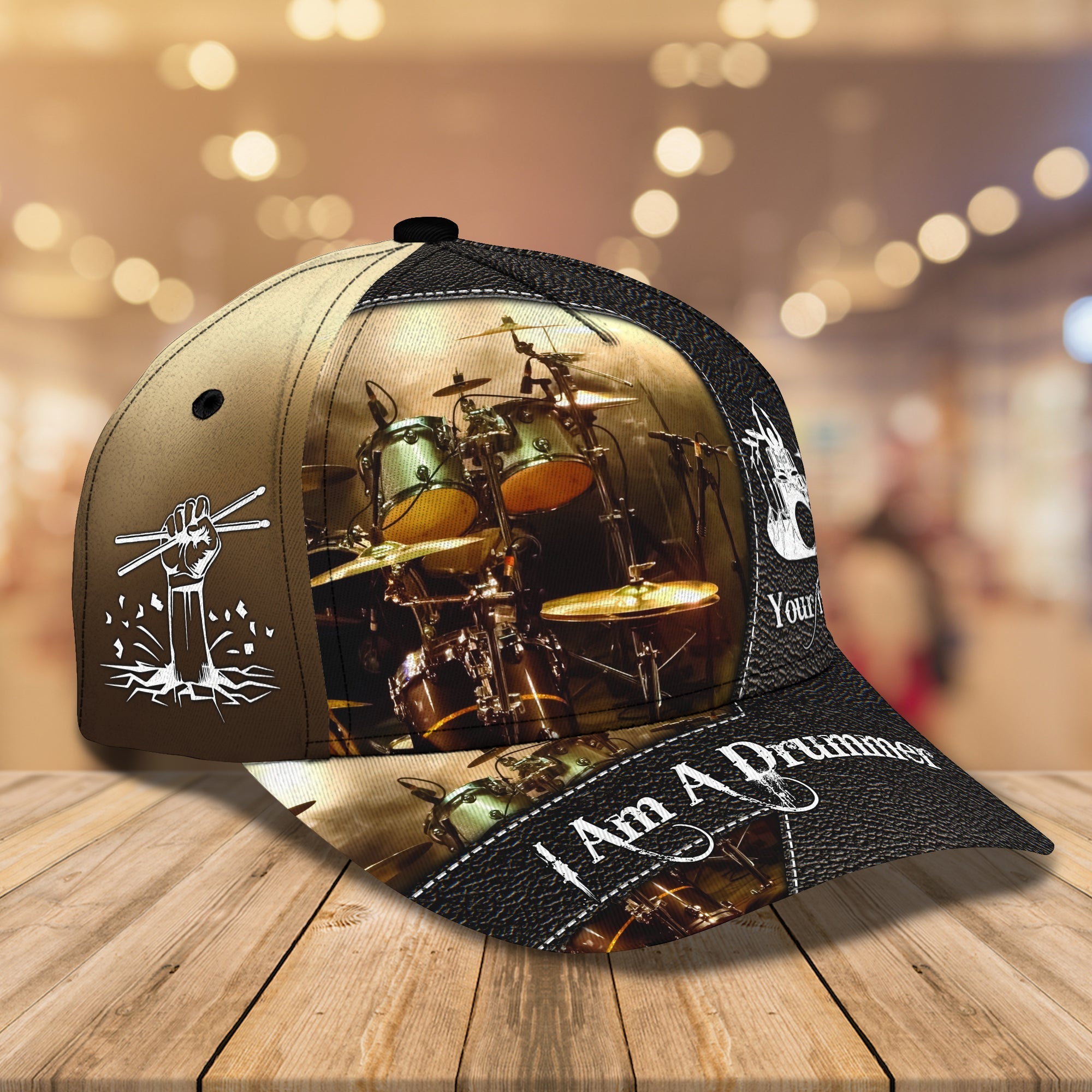 3D Classic Cap Drum Cap4 Personalized Name Cap Trucker Hats Custom Hats Gifts For Men & Women