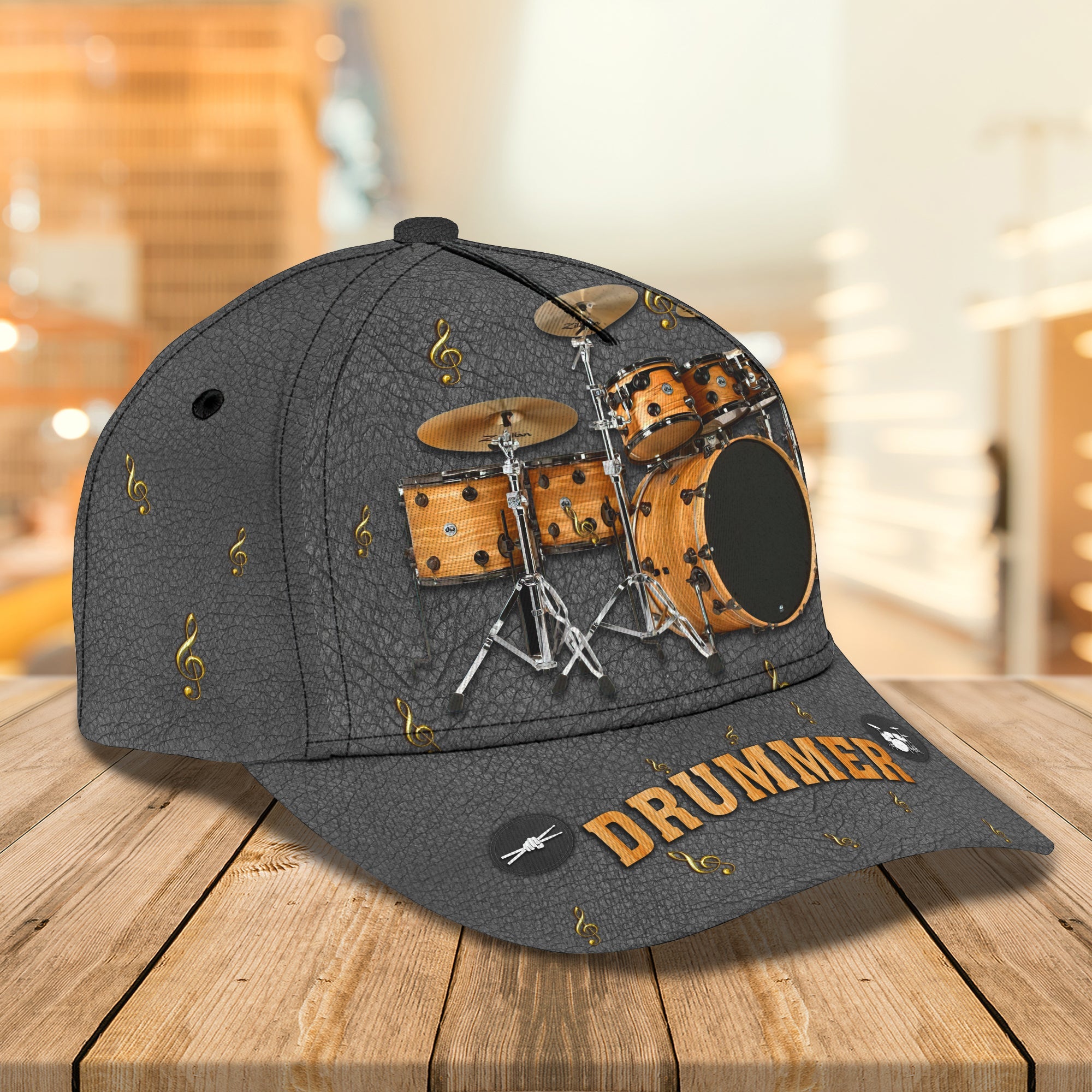 3D Classic Cap Drummer Cap Trucker Hats Custom Hats Gifts For Men & Women