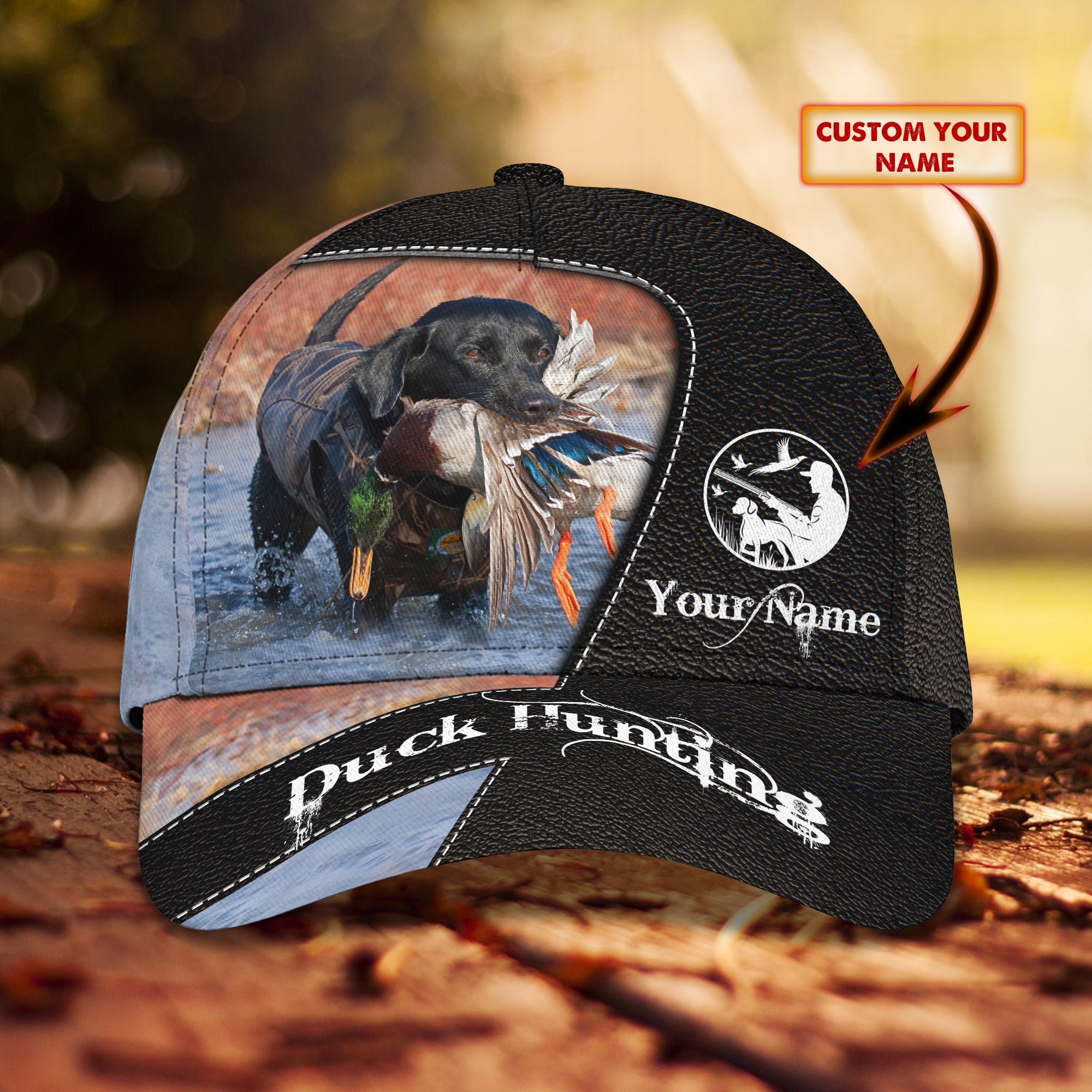 3D Classic Cap Duck Hunting Personalized Name Cap Trucker Hats Custom Hats Gifts For Men & Women