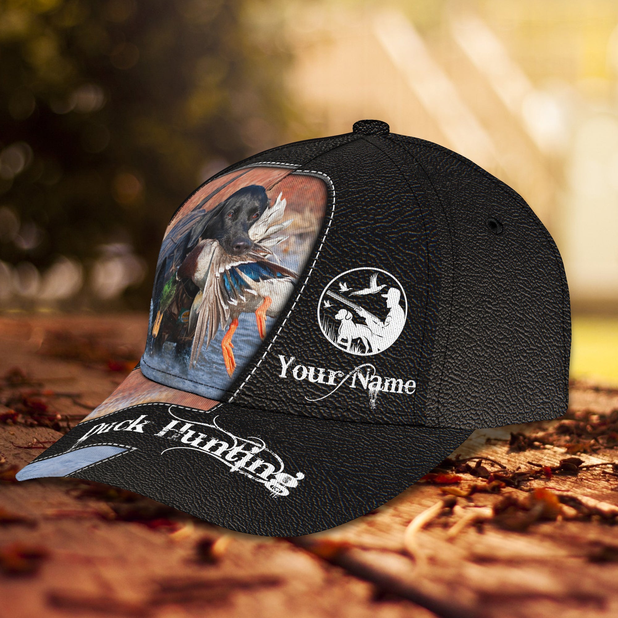 3D Classic Cap Duck Hunting Personalized Name Cap Trucker Hats Custom Hats Gifts For Men & Women
