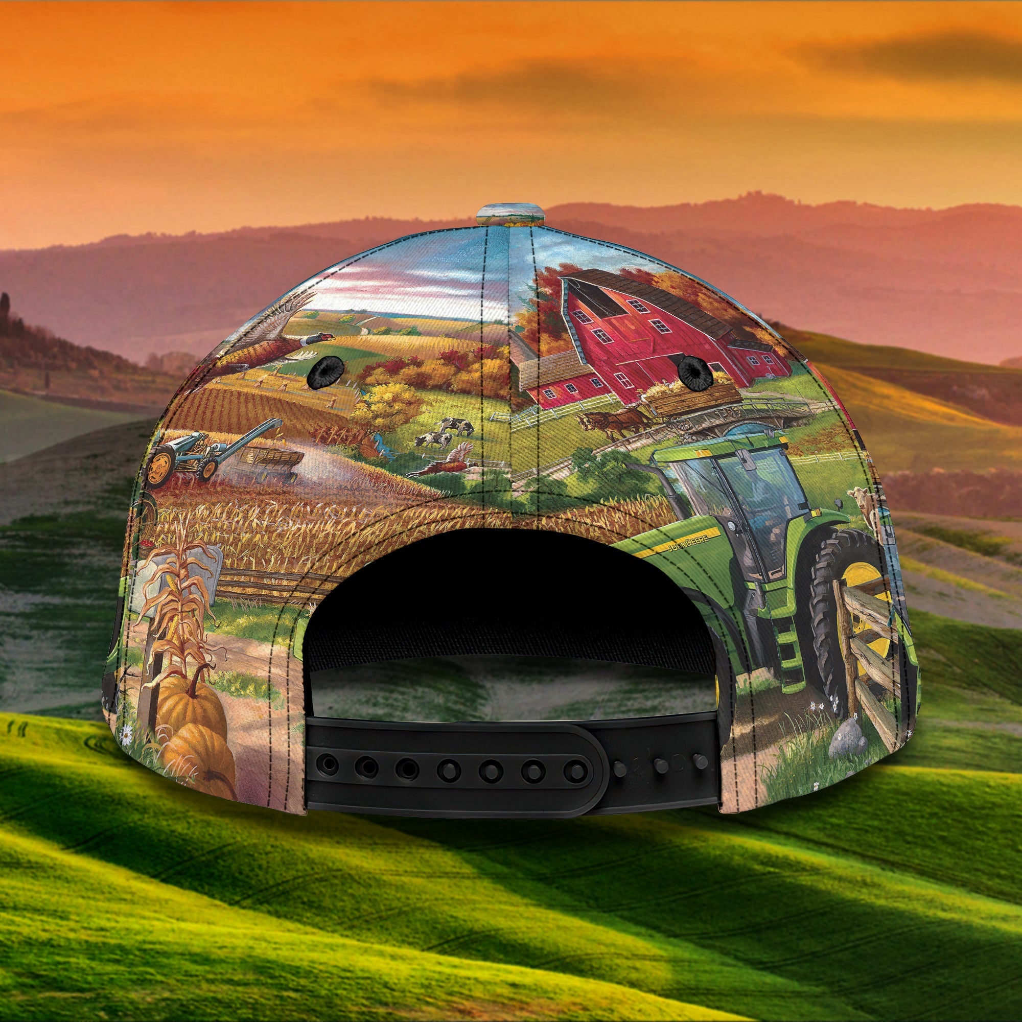 3D Classic Cap Farmer Personalized Name Cap Trucker Hats Custom Hats Gifts For Men & Women