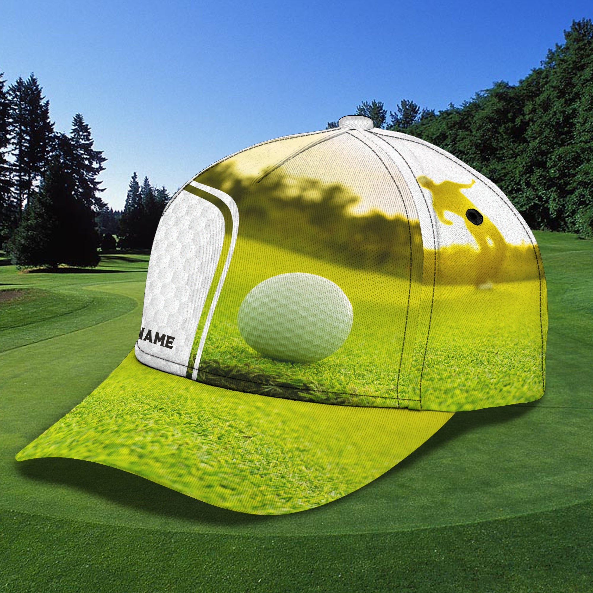 3D Classic Cap Golf 1 Personalized Name Cap Trucker Hats Custom Hats Gifts For Men & Women