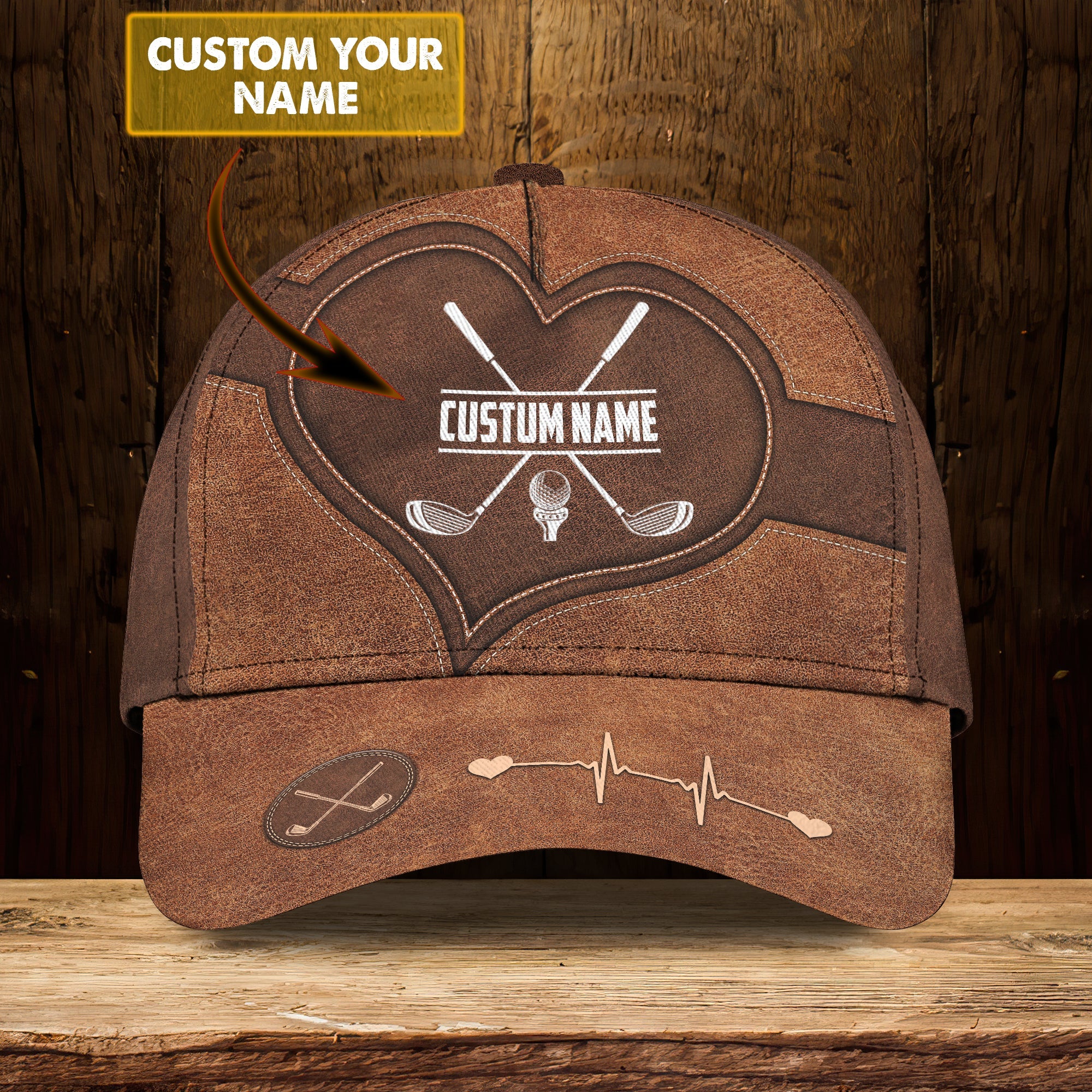 3D Classic Cap Golf 321Personalized Name Cap Trucker Hats Custom Hats Gifts For Men & Women