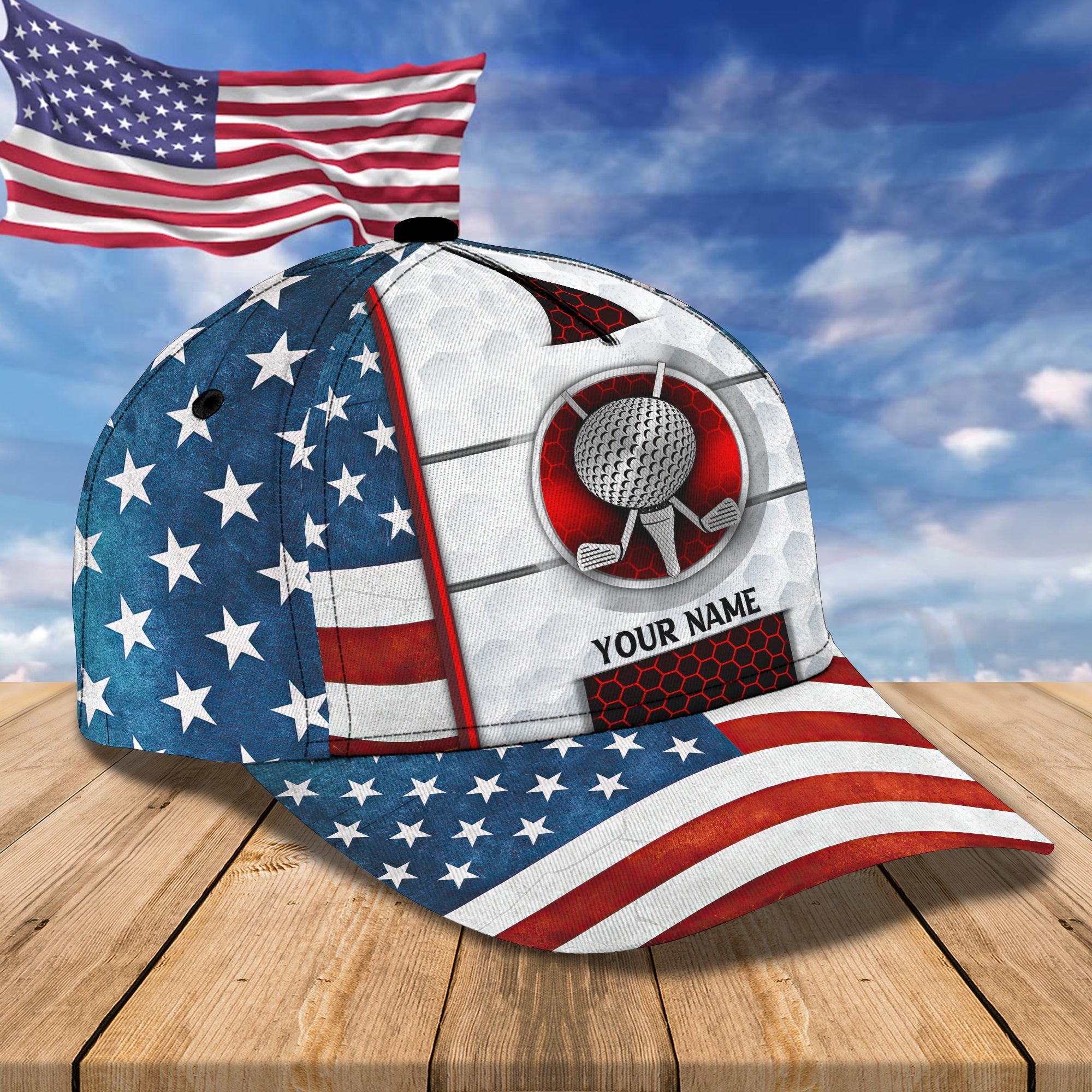 3D Classic Cap Golf Cap01 Personalized Name Cap Trucker Hats Custom Hats Gifts For Men & Women
