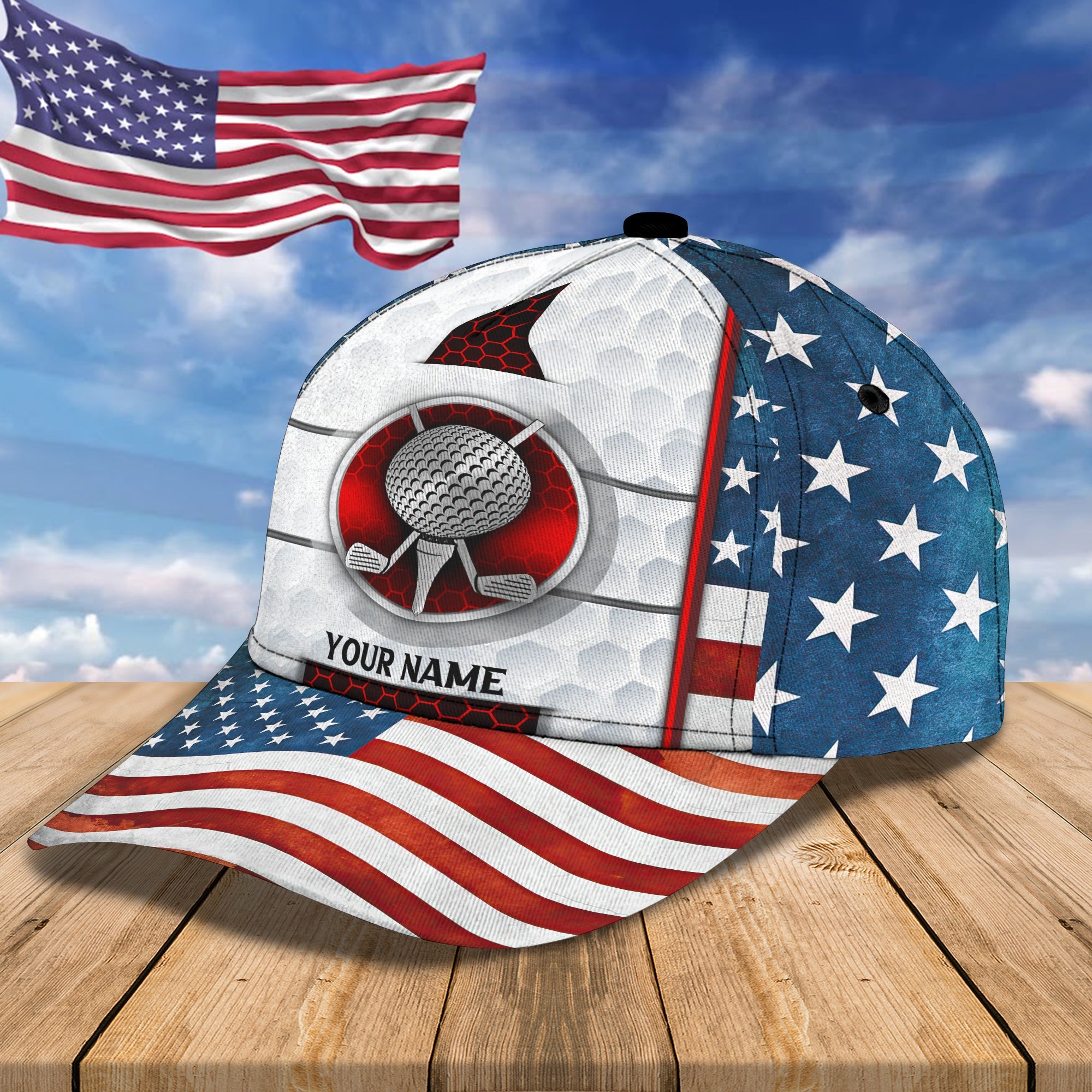 3D Classic Cap Golf Cap01 Personalized Name Cap Trucker Hats Custom Hats Gifts For Men & Women